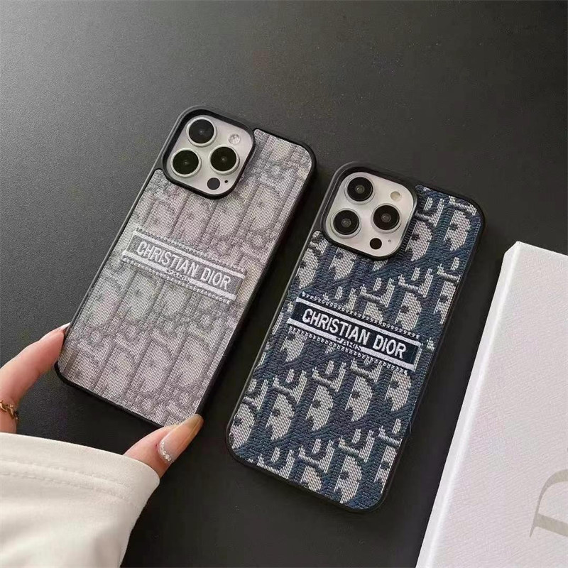 ディオール スマホ ケース 刺繍 dior iphone17/17pro ケース iphone16/16pro ケース ハイ ブランド iphone15/14/13 ケース かわいい iphone ケース ブランド 人気