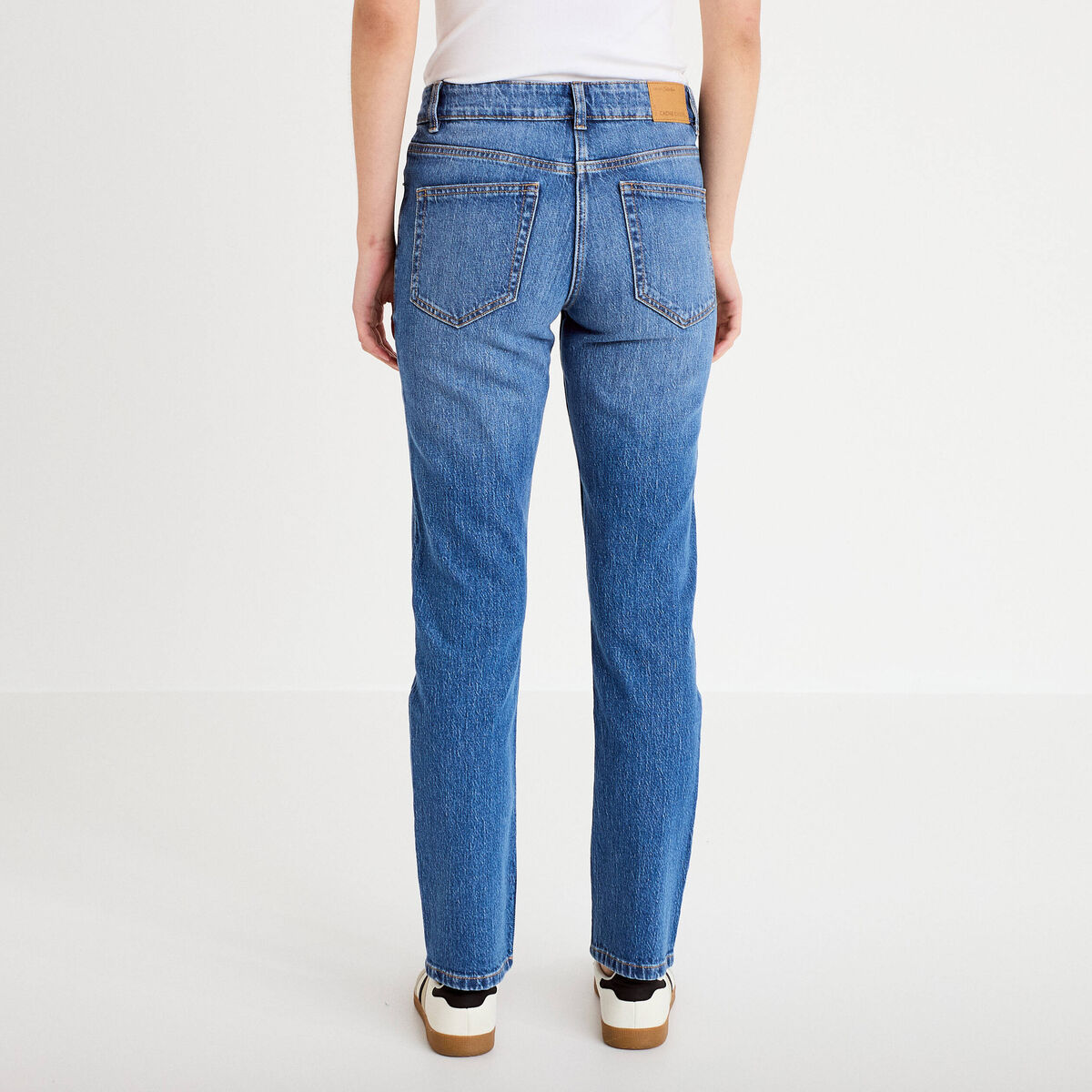 Jean slim taille standard denim double stone femme