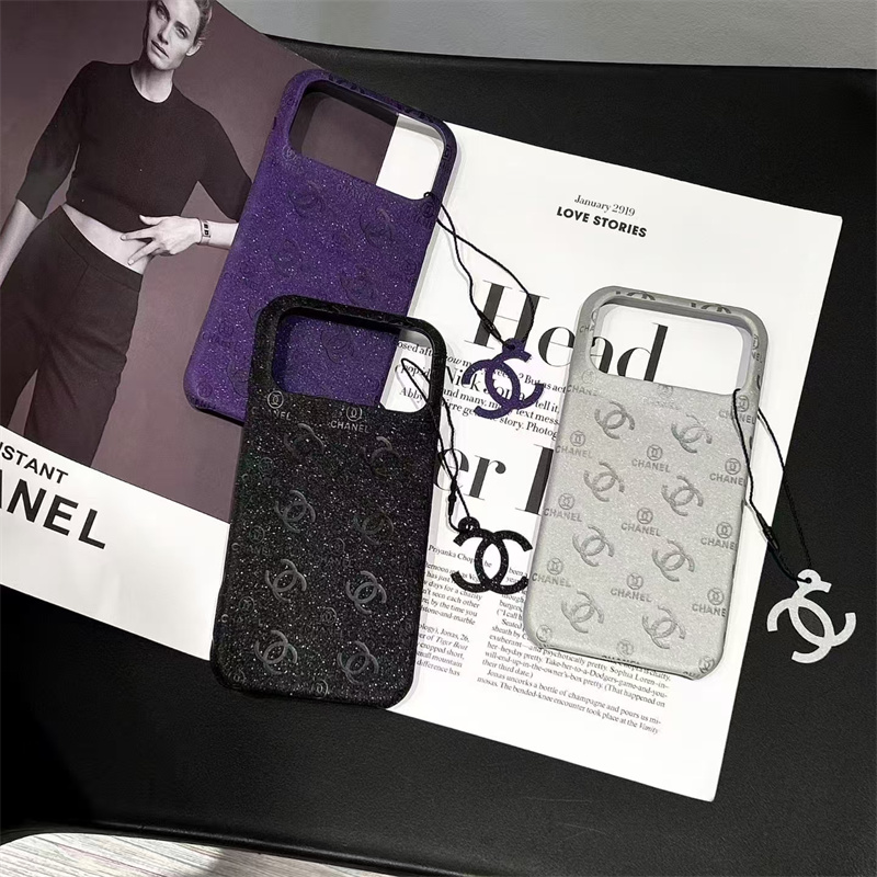 chanel iphone17/17pro ケース 型 押し スマホケース シャネル風 iphone16/16proケース ブランド レディース iphone15/14ケース キラキラ ブランド iphone ケース お 揃い カップル