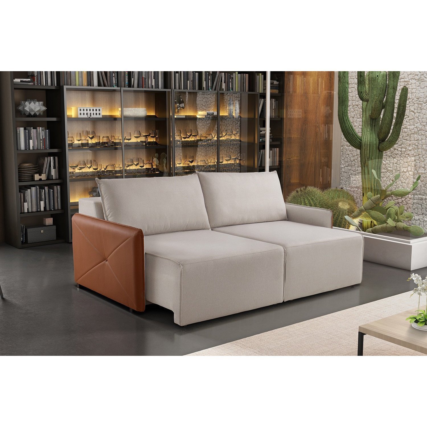 Sofá Retrátil 2 Lugares 160cm Urban