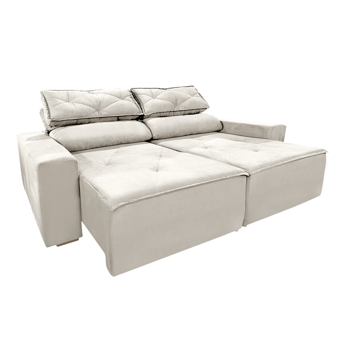 Sofá Retrátil e Reclinável 1,50m com Molas – Conforto e Estilo para Sua Sala