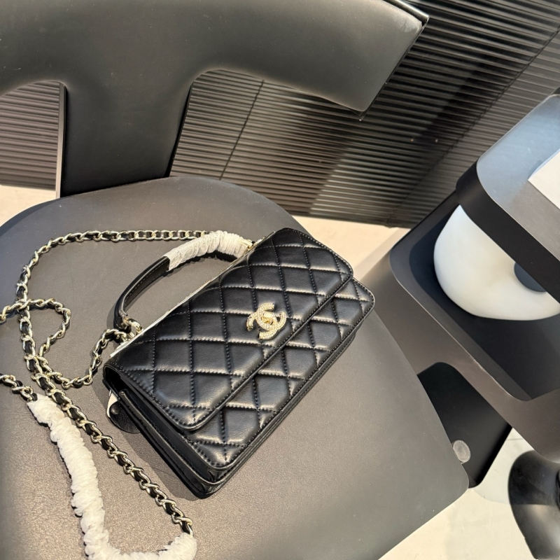 シャネル トレンディ cc chanel バッグ ショルダー トップ ハンドル バッグ 30 代 バッグ ブランド お 手頃 ショルダー ミニ バッグ レディース