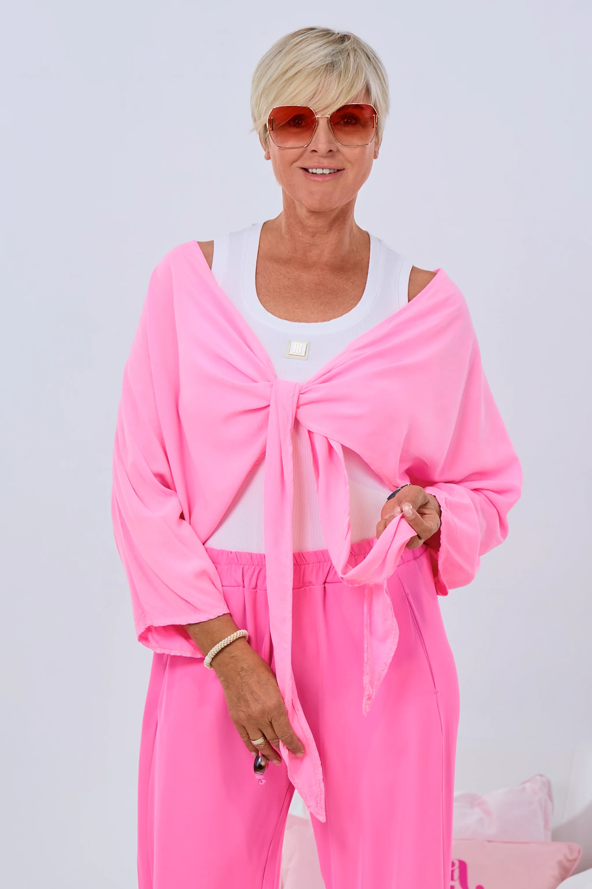 Bolero Jäckchen, neon pink