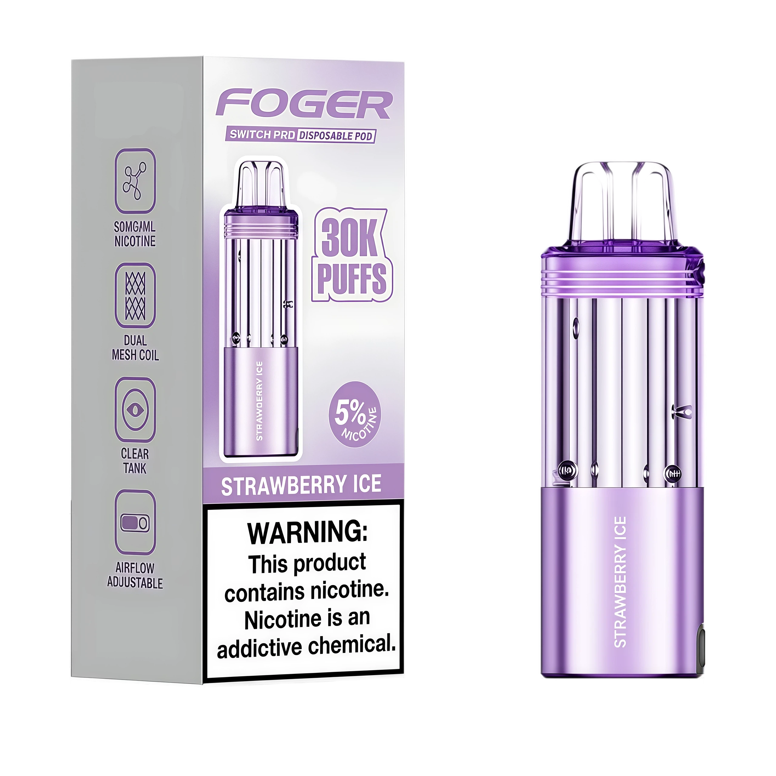 Strawberry Ice - GeekBar US Authorized Retailer