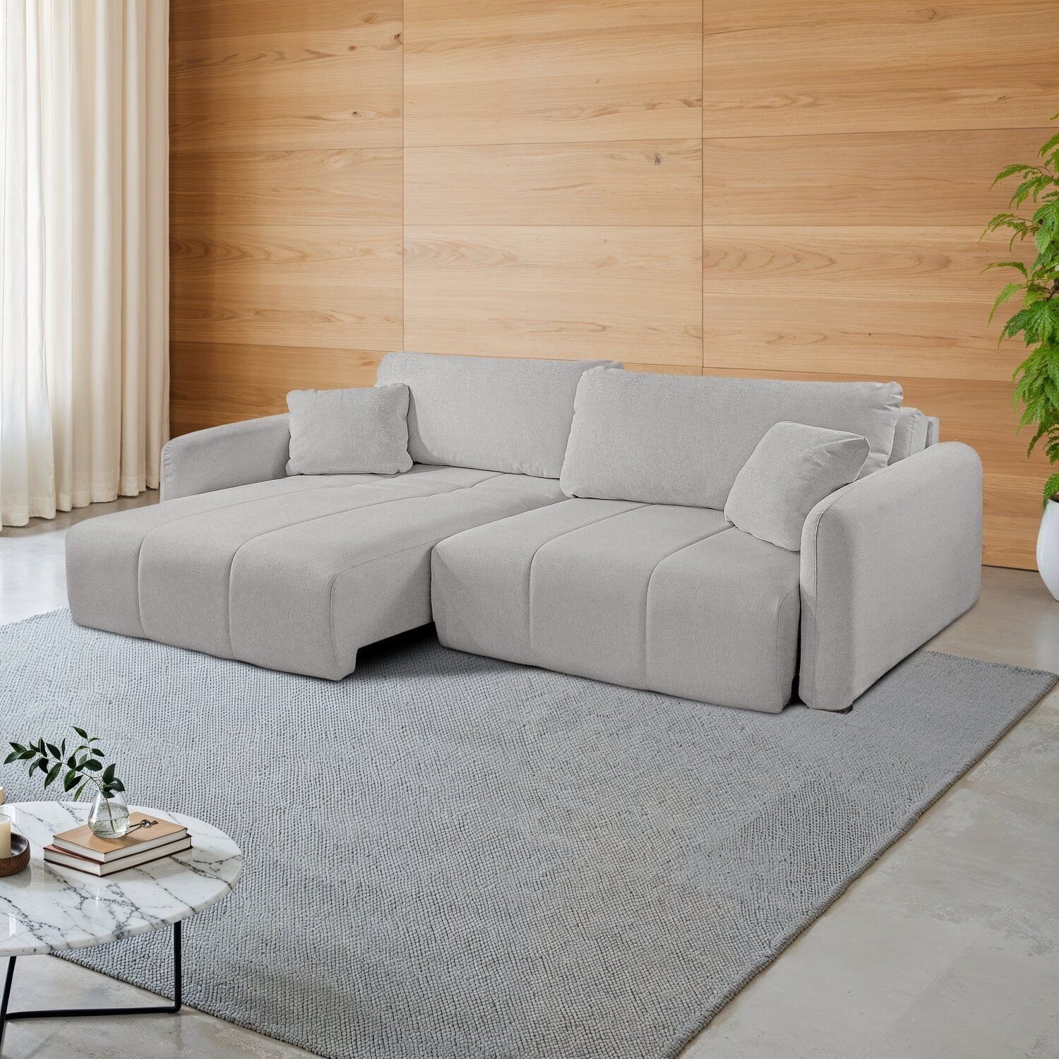 Sofá Retrátil e Reclinável 246cm com Almofadas Decorativas Eros Espresso Móveis