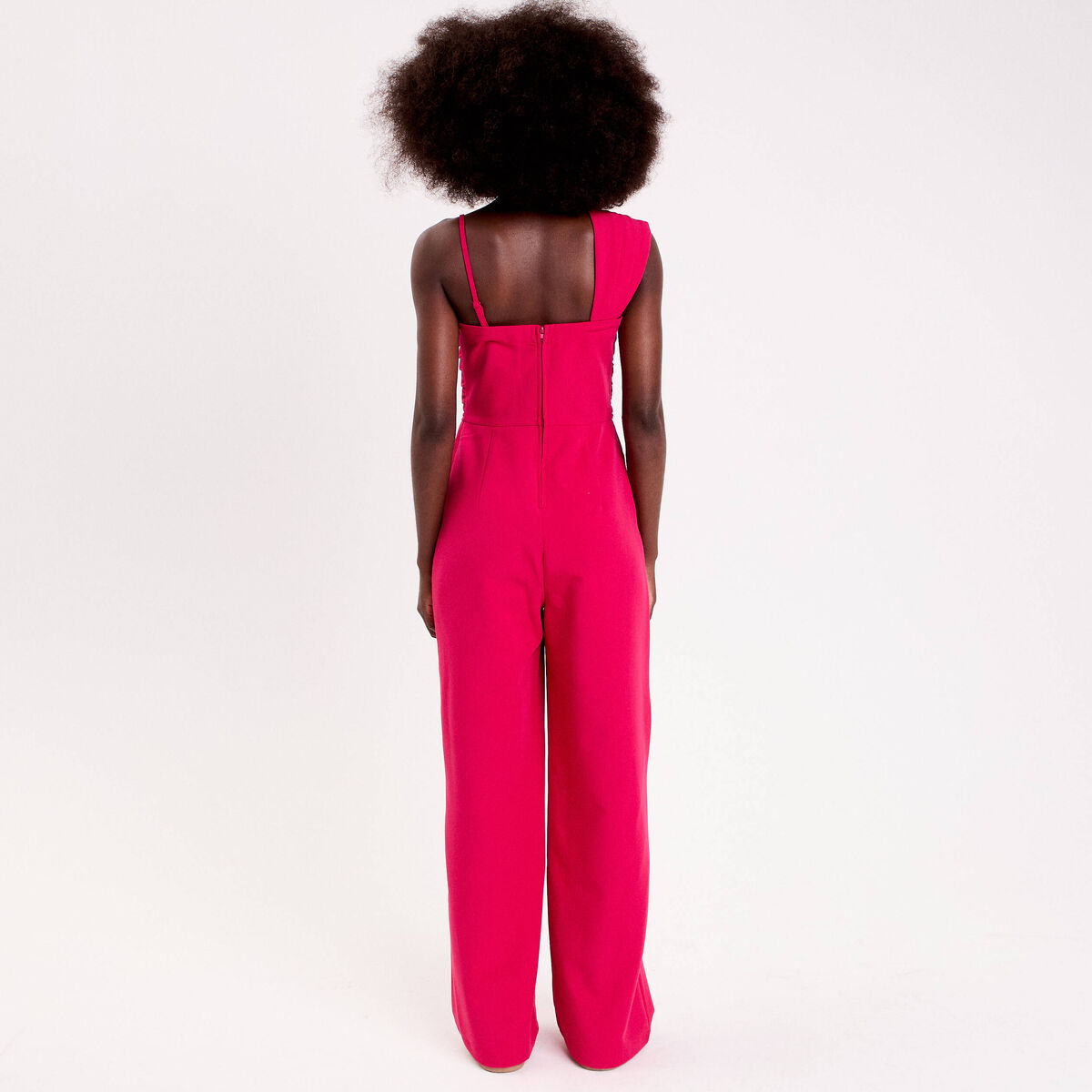 Combinaison pantalon rouge clair femme