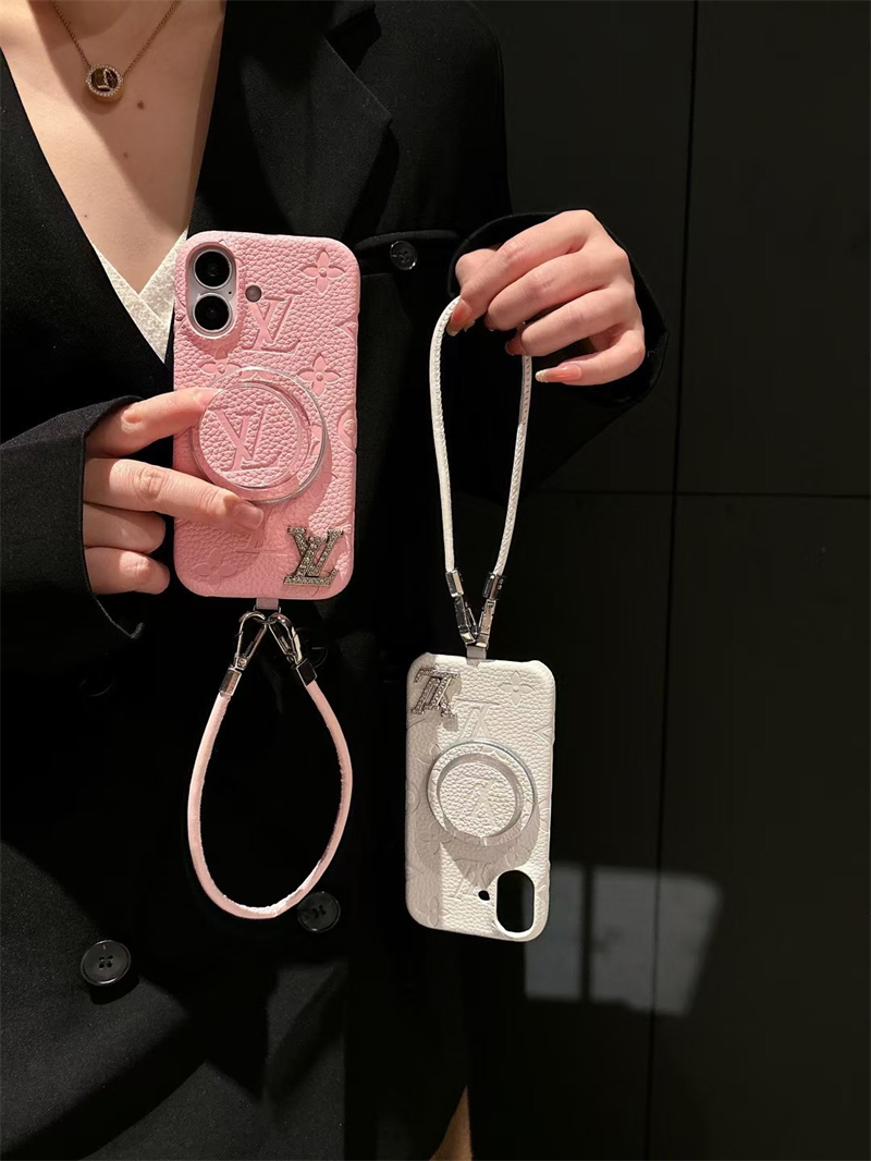 ルイヴィトン iphone17ケース ブランド magsafe ギャラクシー ケース galaxy S25U ヴィトン ストラップ付き iphoneケース16/15  スマホカバー スタンド 人気 女子