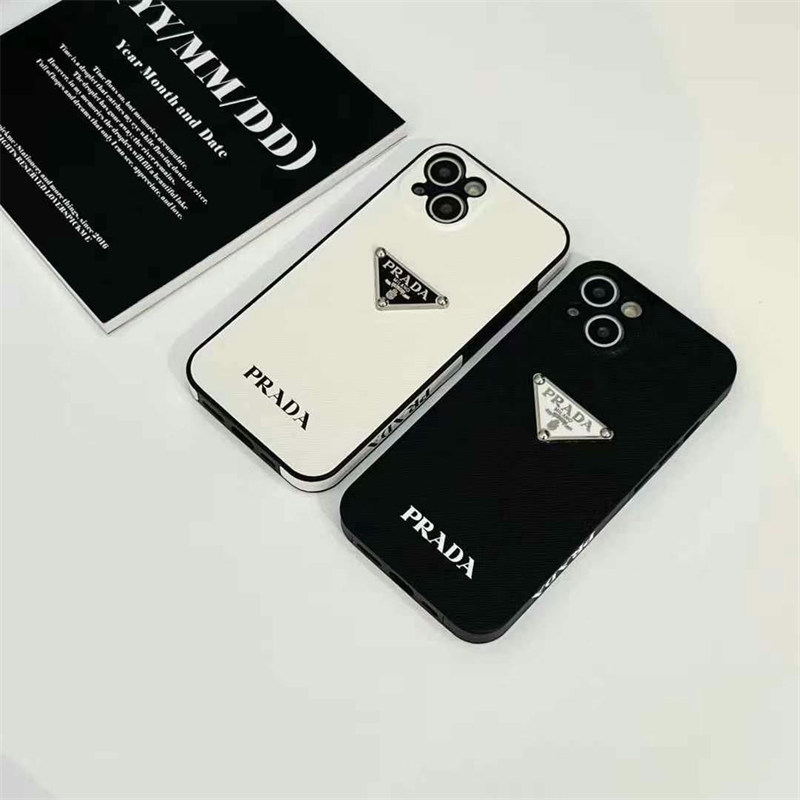 プラダ iphone17 ケース prada スマホケース コピー iphone16/16pro ケース ペア ハイ ブランド iphone15/15plus ケース ブランド メンズ iphone14/13 ケース 大人 可愛い