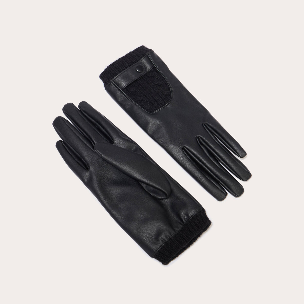 Gants noir femme