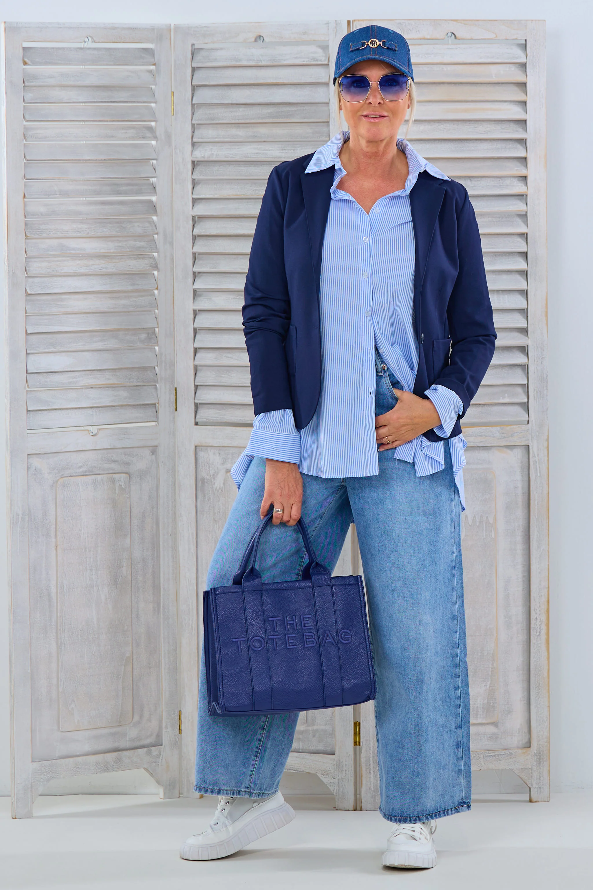 Blazer kurz, marine blau