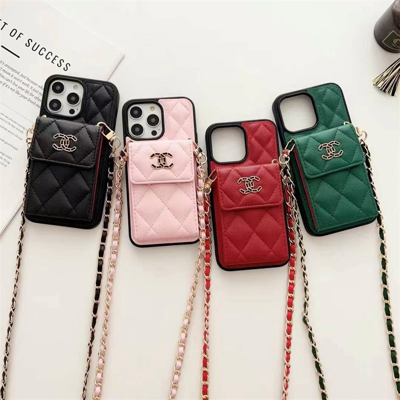 chanel スマホ ショルダー シャネル iphone17/air ケース 斜 めがけ iphone16/16pro ケース カード 収納 おしゃれ iphoneケース 人気ブランド 女子 iphone15/14/13ケース 大人可愛い ブランド