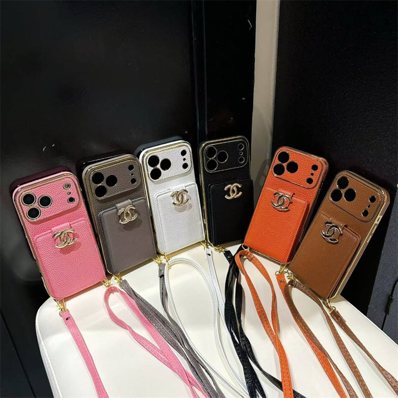 シャネル 携帯ケース ショルダー  chanel iphone17/17pro max ケース iphone16/16pro ケース 背面 収納 ハイ ブランド スマホケース カード入れ iPhoneケース 人気ブランド 女性 30代