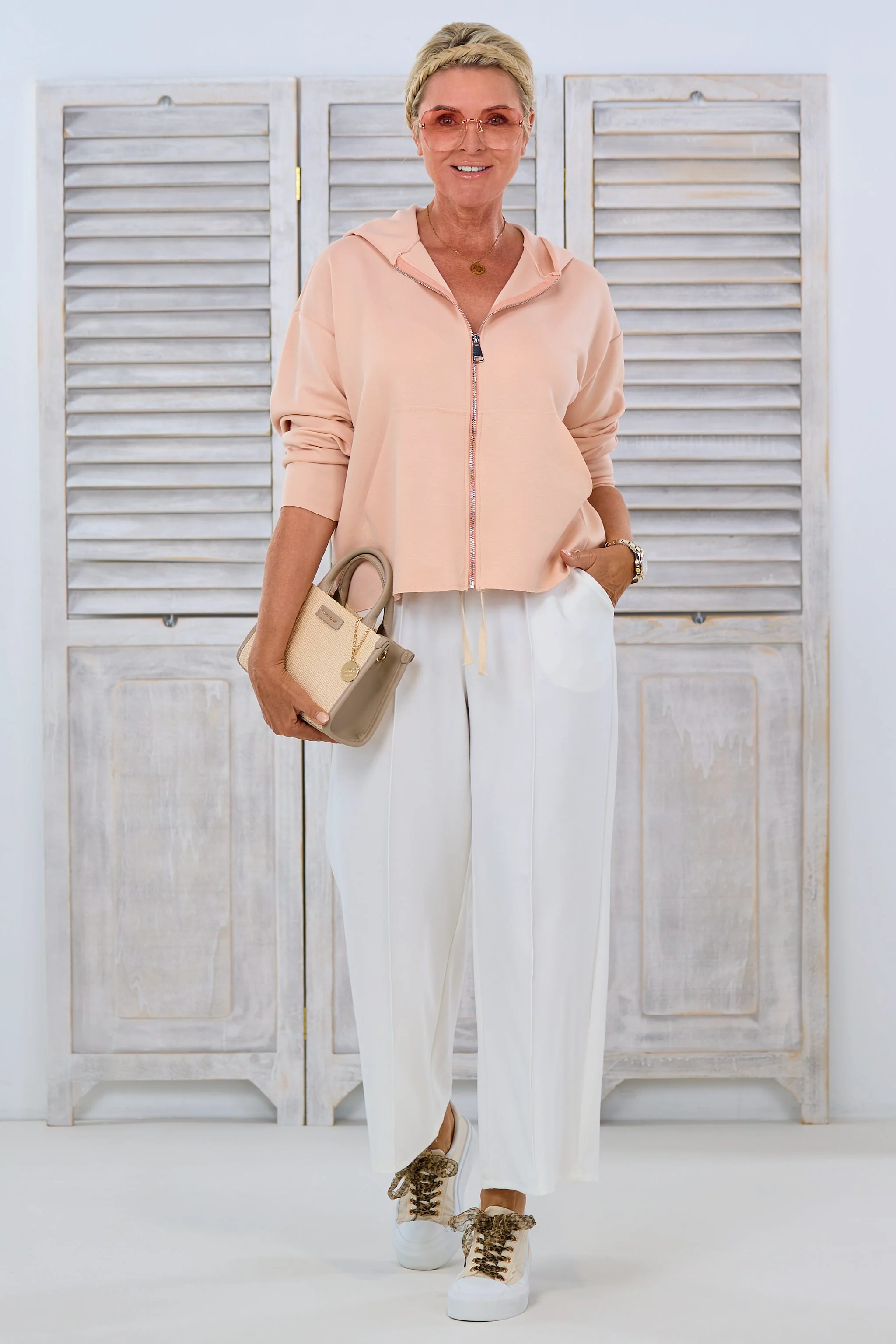 Cozy Freizeitjacke, apricot