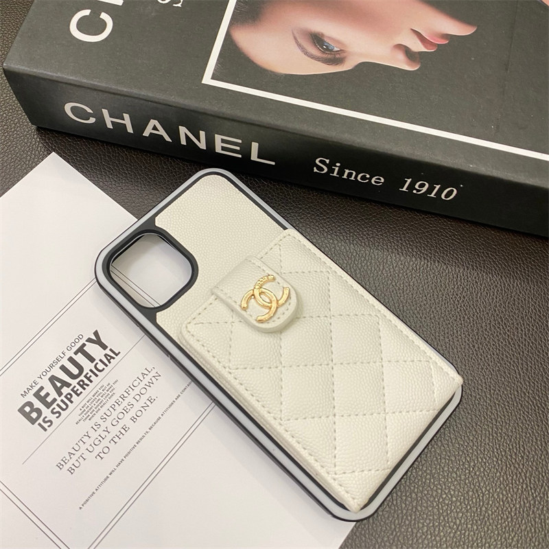 iphone17/17pro ケース シャネル ココマーク chanel スマホケース キャビア スキン iphone16/16plus ケース カード収納 iphone15/14 ケース お 揃い カップル アイフォン13/12pro ケース ブランド シンプル