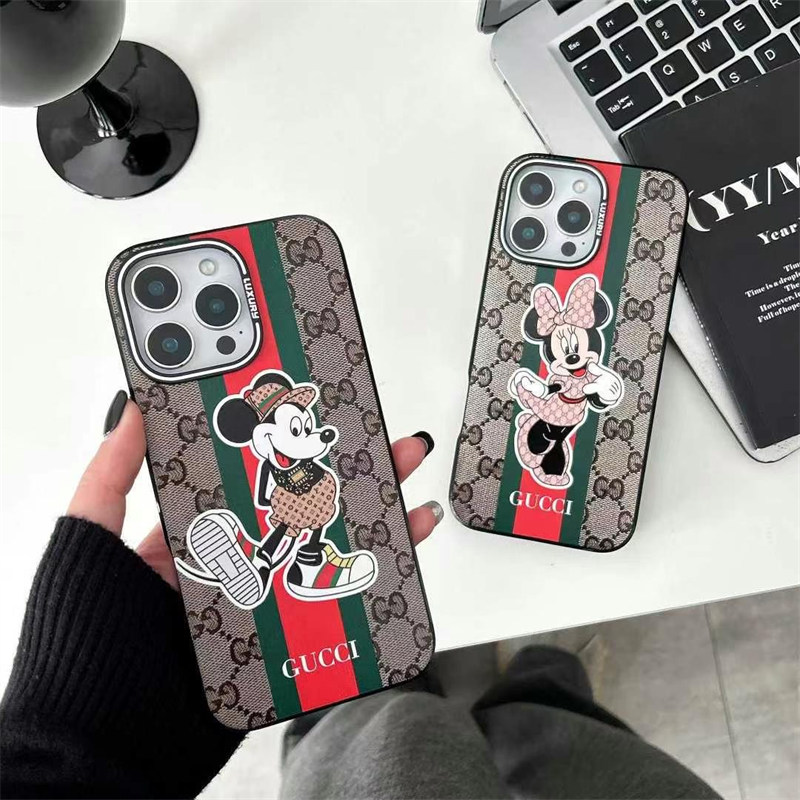 iphone16/16plus/16pro maxケース ミッキー グッチ iphone15pro ケース カップル iphone14/13 ケース gucci コピー アイフォン11pro/11カバー おもしろ 可愛い スマホケース アイフォン12 衝撃 ディズニー iphone ケース パロディ 安全