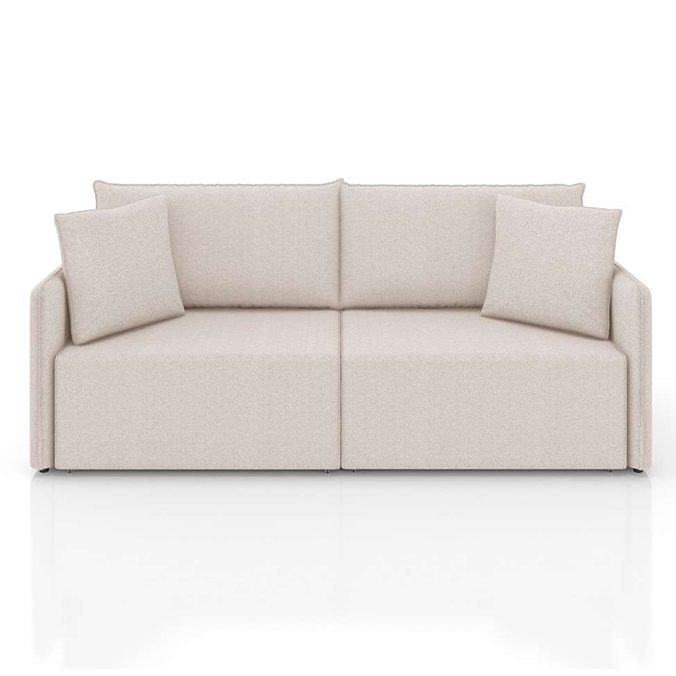 Sofá 2 Lugares Retrátil e Reclinável Malta Linho Cru 160 cm em Promoção | Ofertas na Americanas