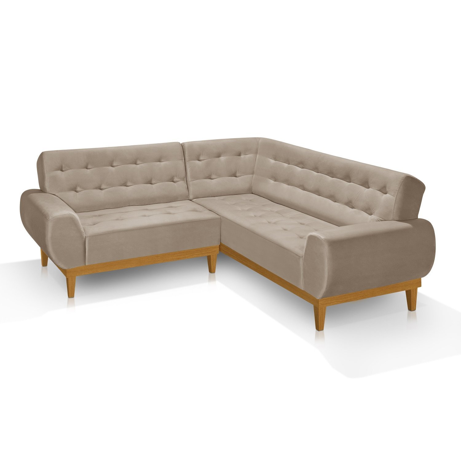 Sofá de Canto 5 Lugares Ágata Linha