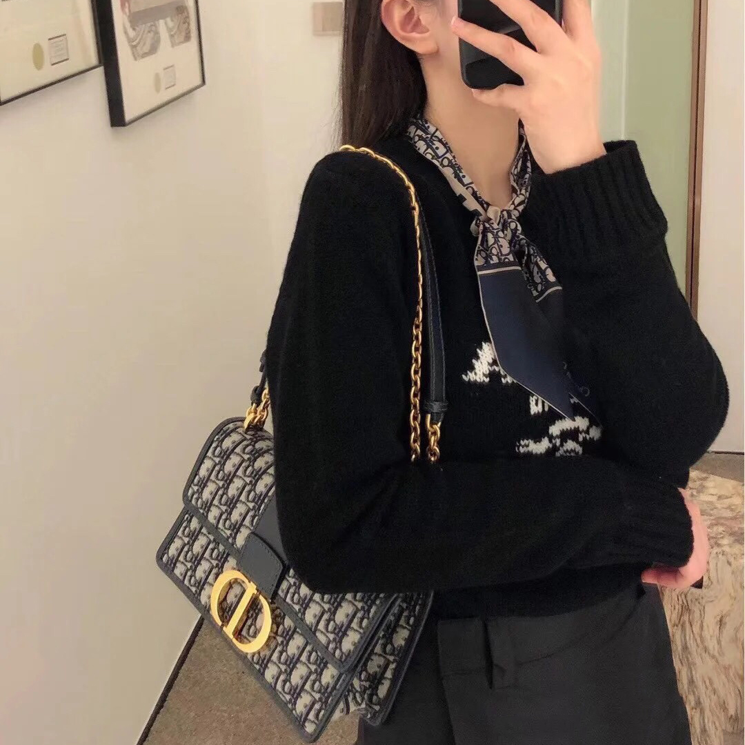 ディオール 30 montaigne チェーンバッグ dior オブリーク ショルダーバッグ・ポシェット