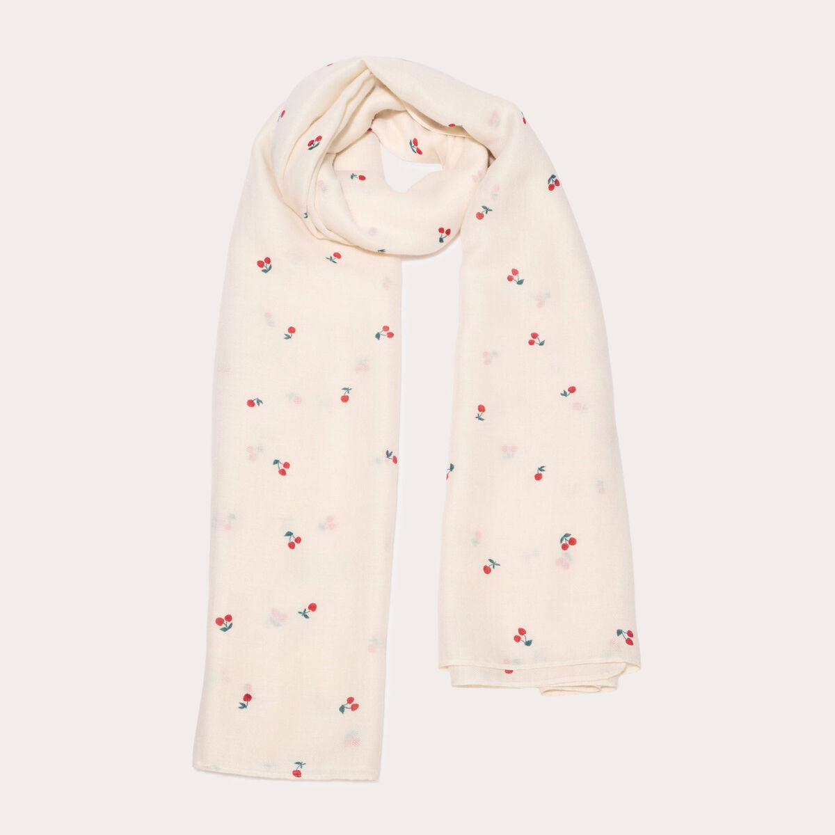 Foulard blanc femme