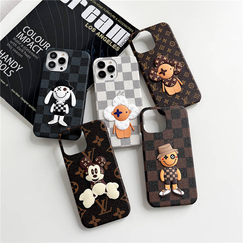 iphone17/17promax ケース ヴィトン 新作 iphone16pro max ケース キャラクター 韓国 iphone15pro/14pro max カバー ルイヴィトン 風 iphone13/12pro ケース 人気 ブランド スマホケース ヴィヴィエンヌ ミッキー 携帯ケース iphone11 頑丈 可愛い