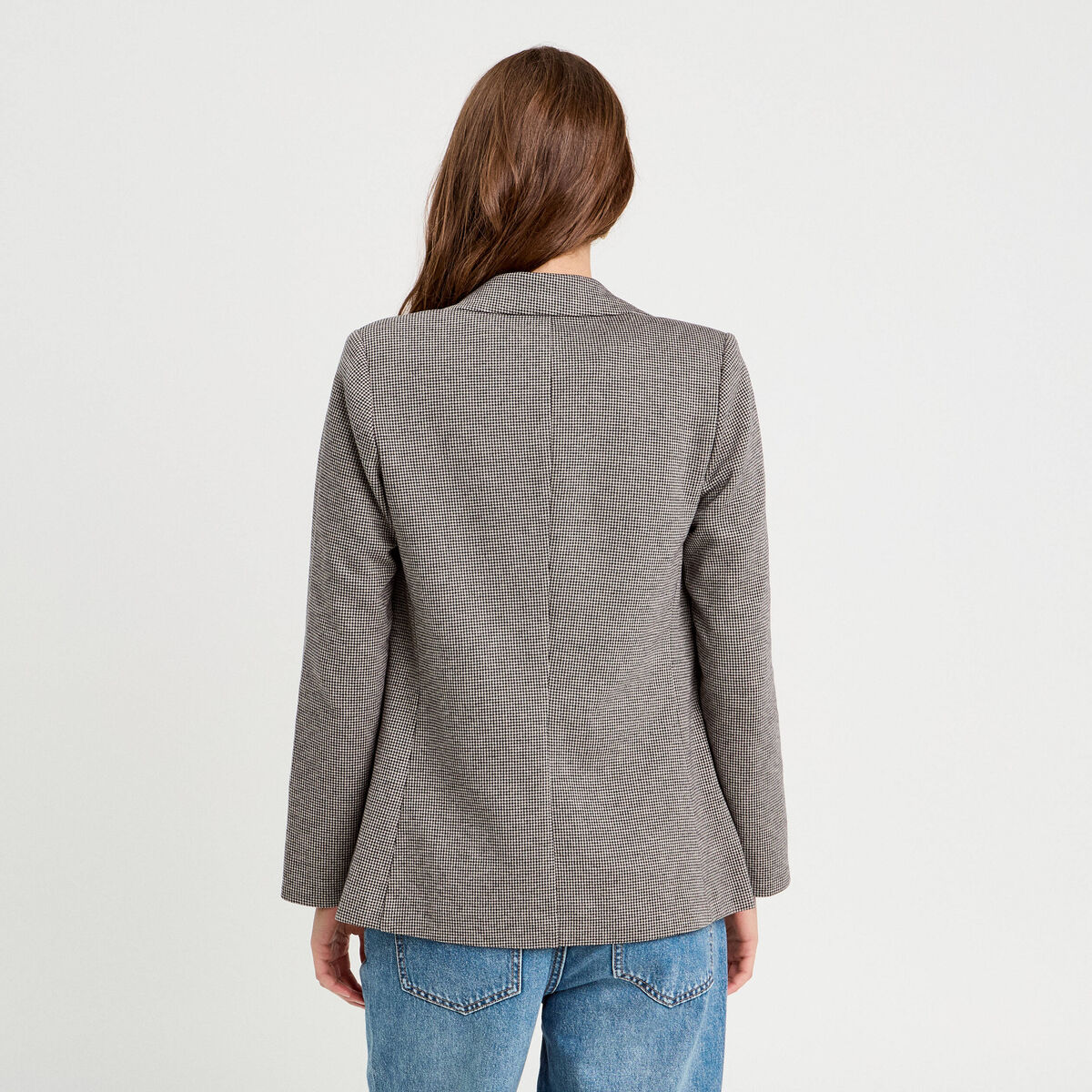 Veste blazer manches longues blanc femme