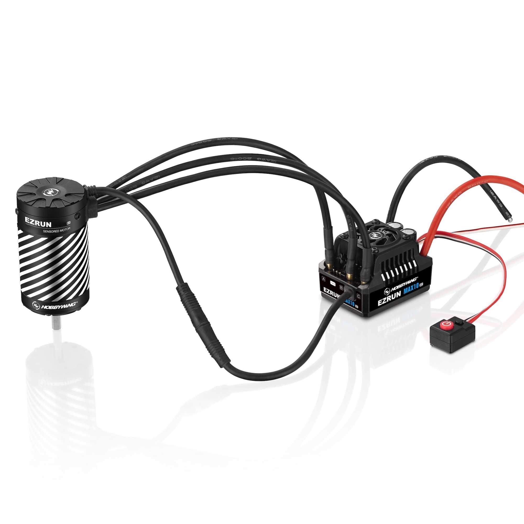 HOBBYWING EZRUN MAX10 G2 140A ESC & 3665SD G3 MOT 2400KV Brushless Combo