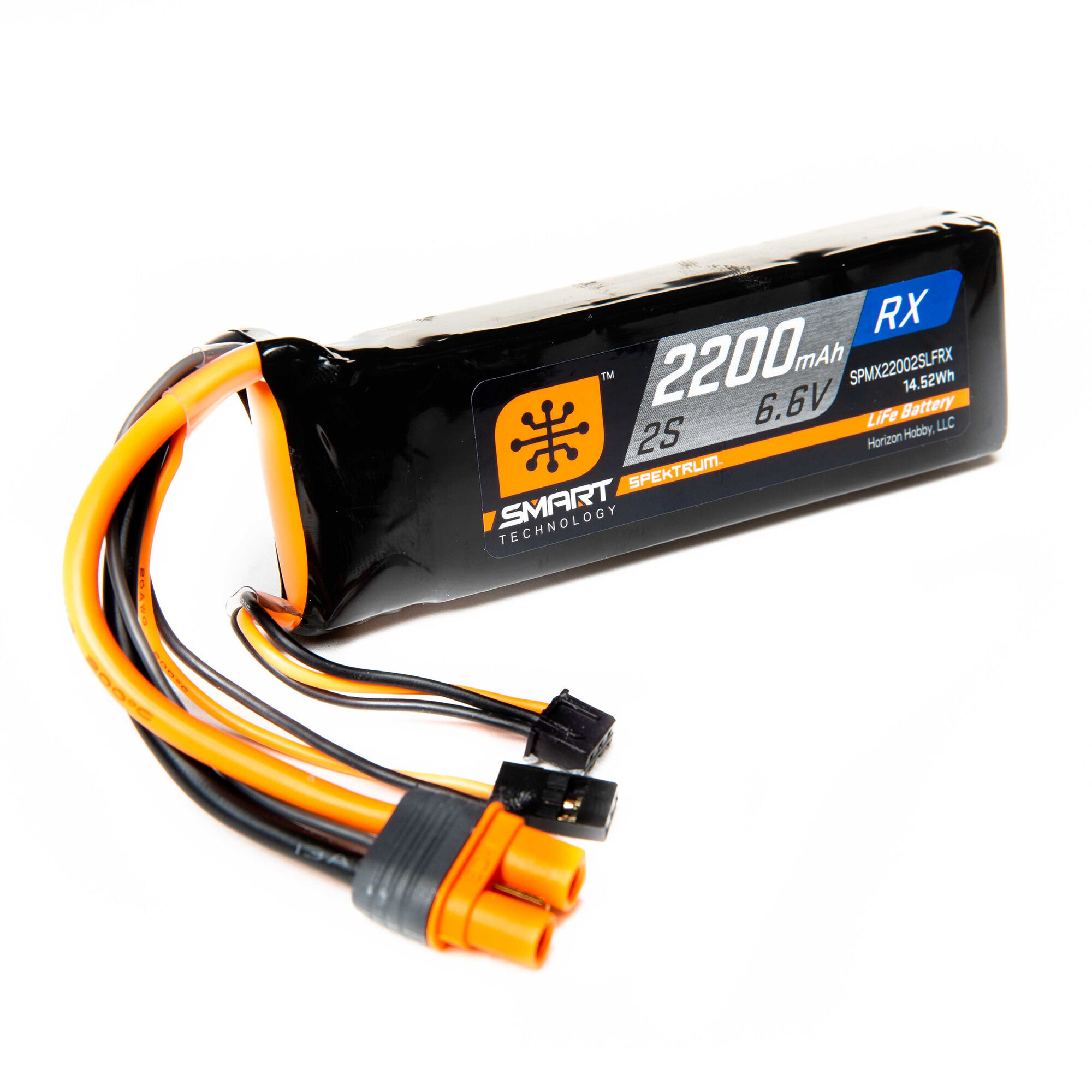Spektrum Accessories 6.6V 2200mAh 2S 15C Smart LiFe Receiver Battery: Universal Receiver