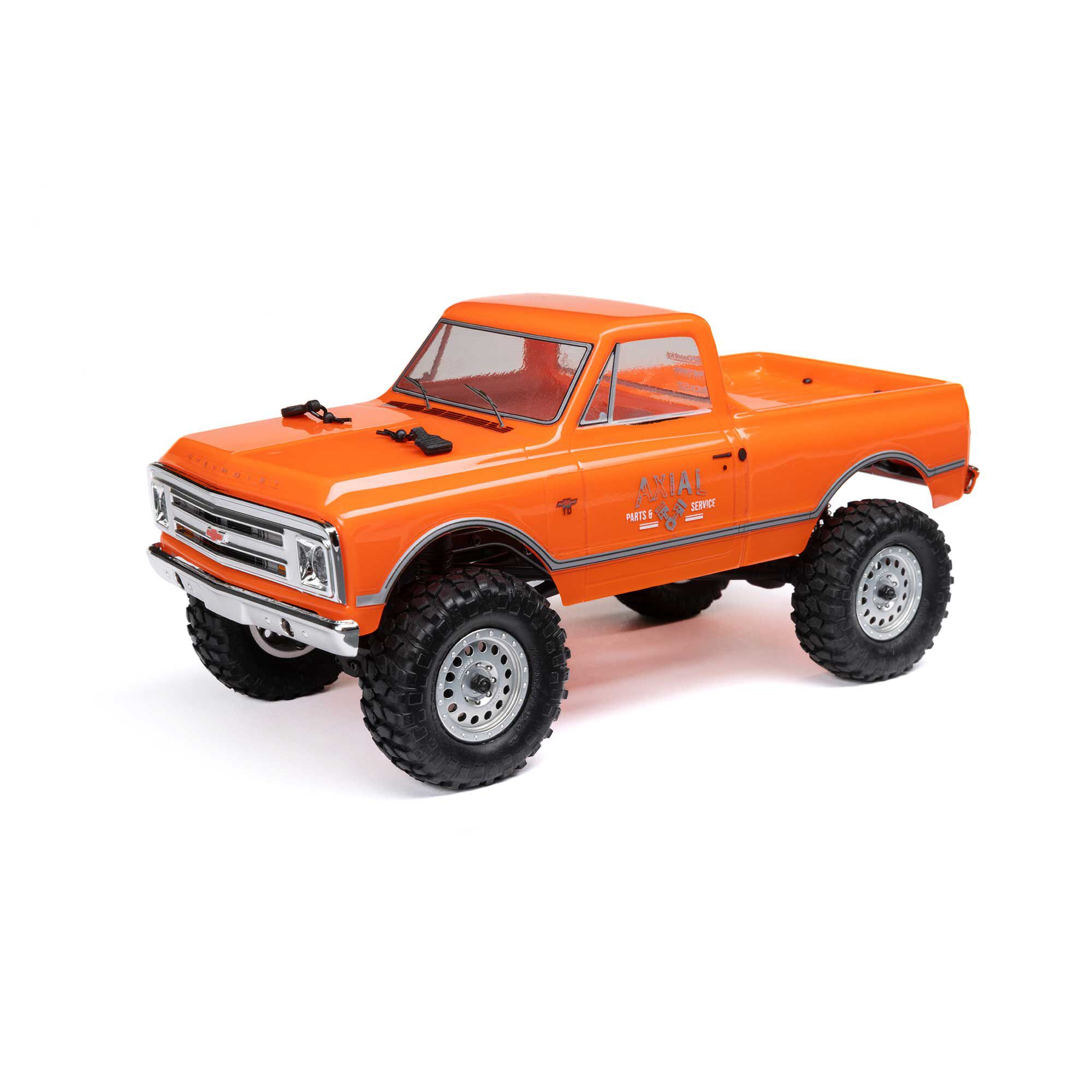Axial 1/24 SCX24 1967 Chevrolet C10 4X4 RTR Brushed Rock Crawler (Battery & Charger Included)