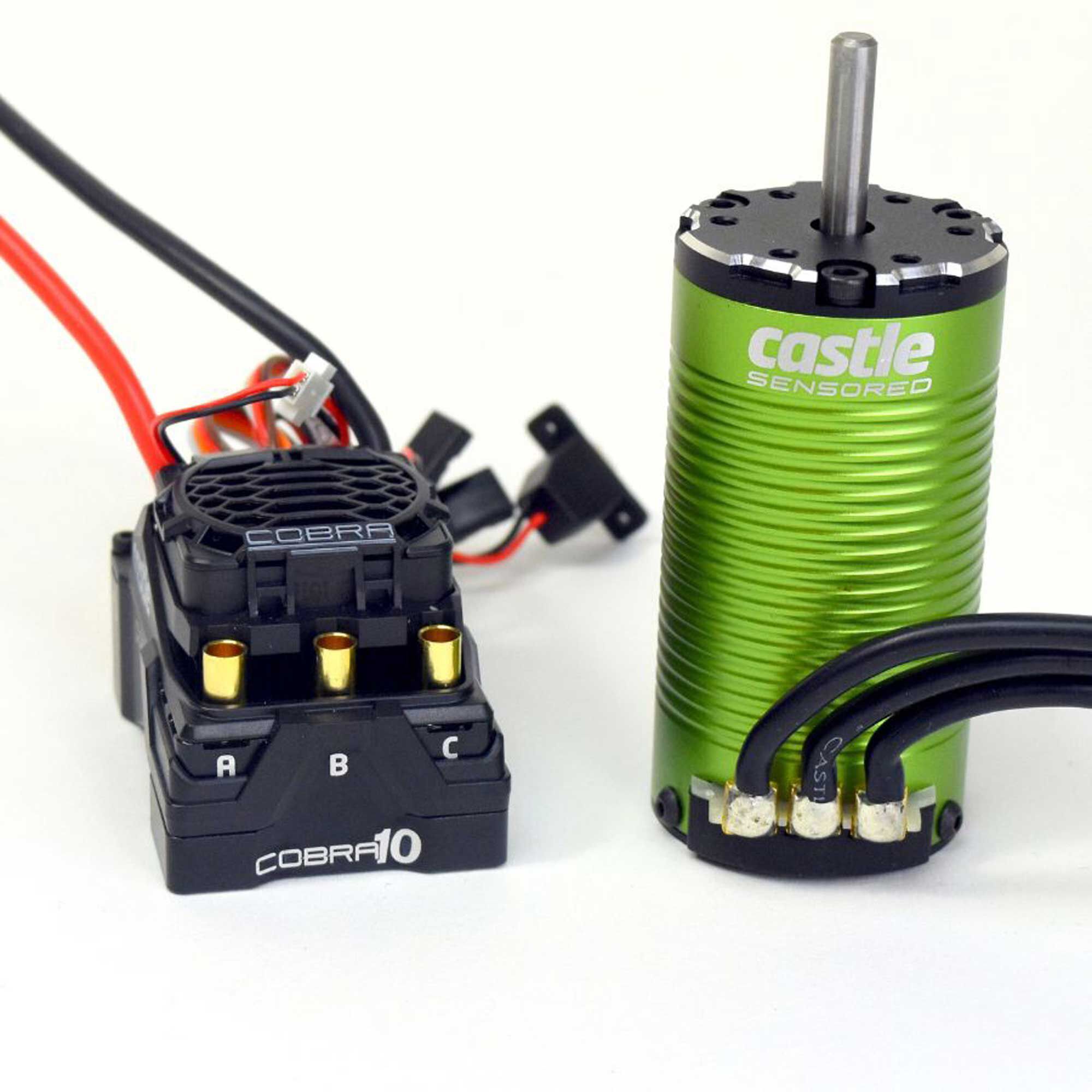 Castle Creations Cobra 10 Electronic Speed Control & 1412-2100KV Sensored Motor Combo