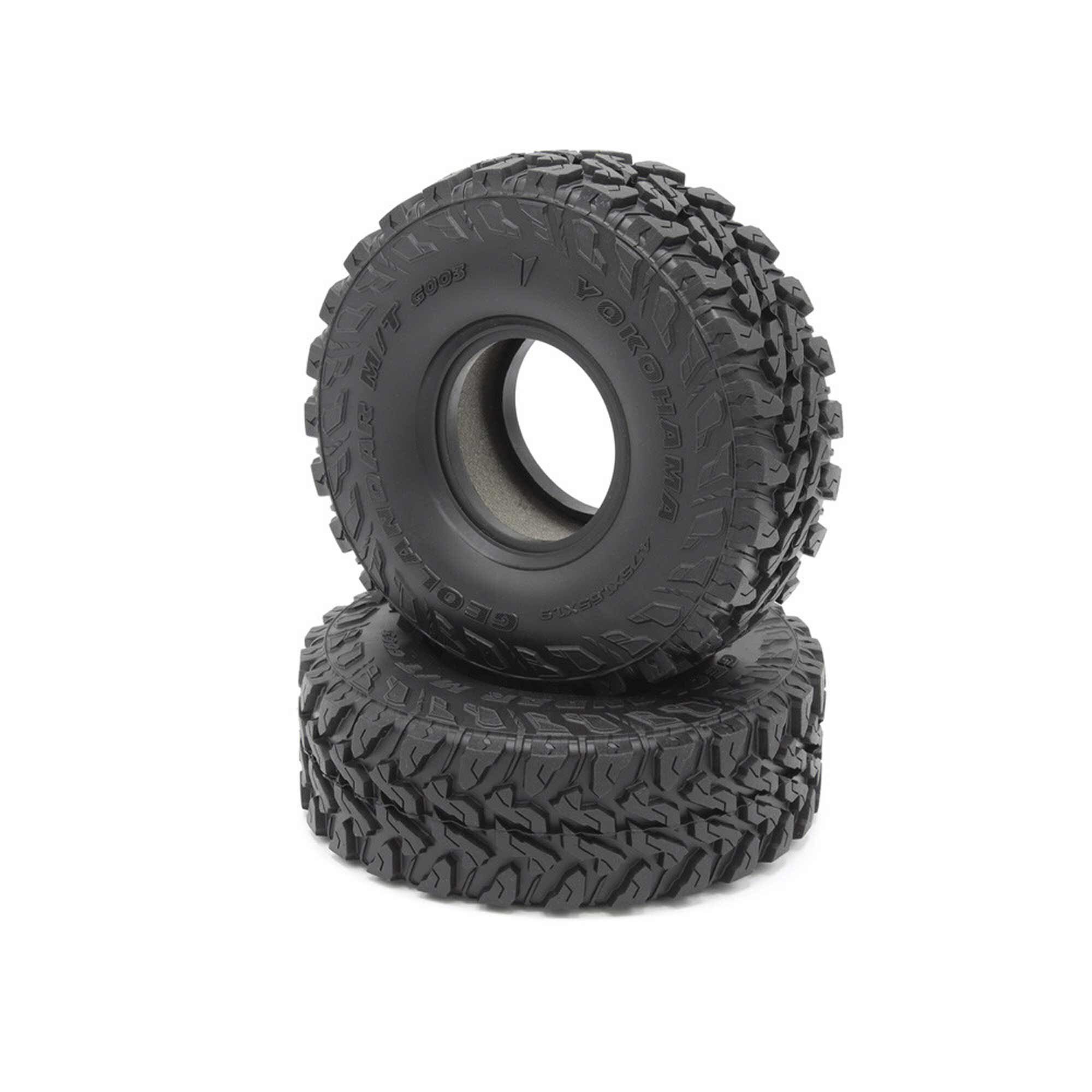 Vanquish Products Yokohama Geolandar M/T 1.9 Tires (2) Red Compound - 4.75"