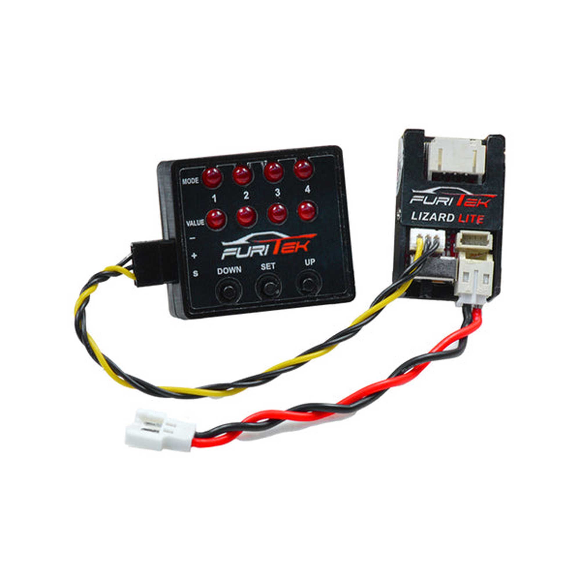 Furitek Lizard Lite Brushless ESC with FOC Technology & Cardset: 1/24 & 1/18