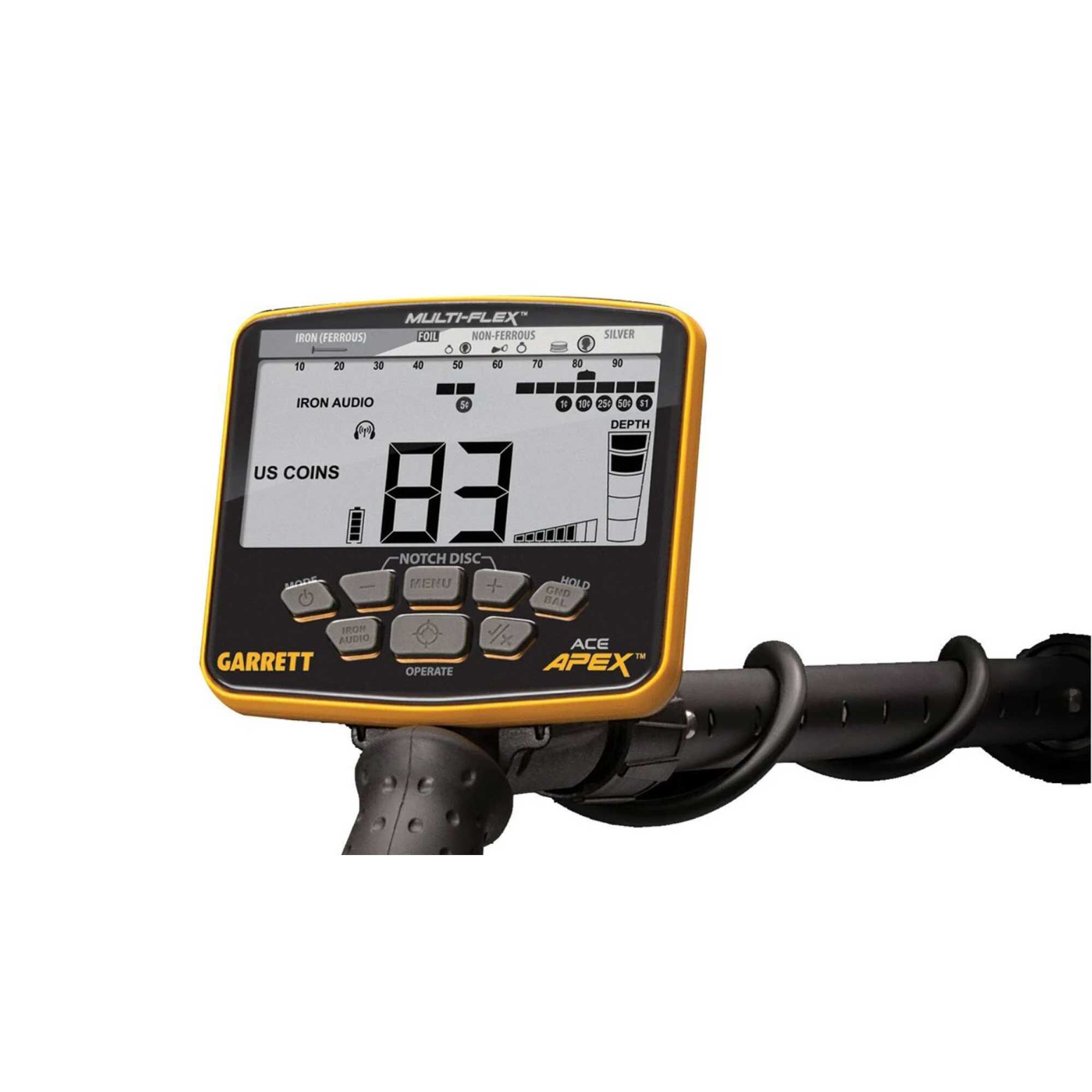 Garrett Metal Detectors ACE APEX Metal Detector (Wireless Package with Headphones)