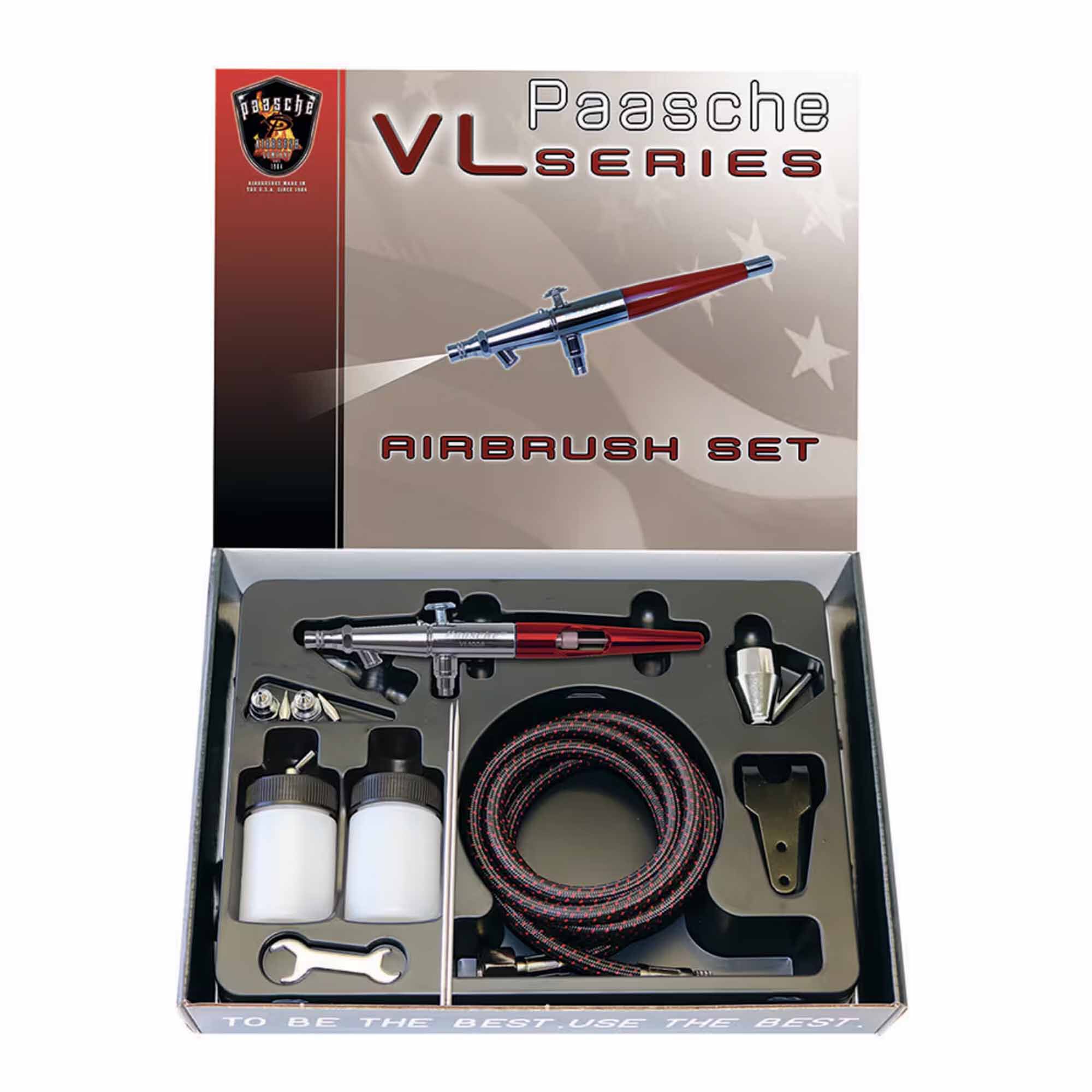 Paasche Airbrush Company VL-3MH Double Action Siphon Feed Airbrush Set