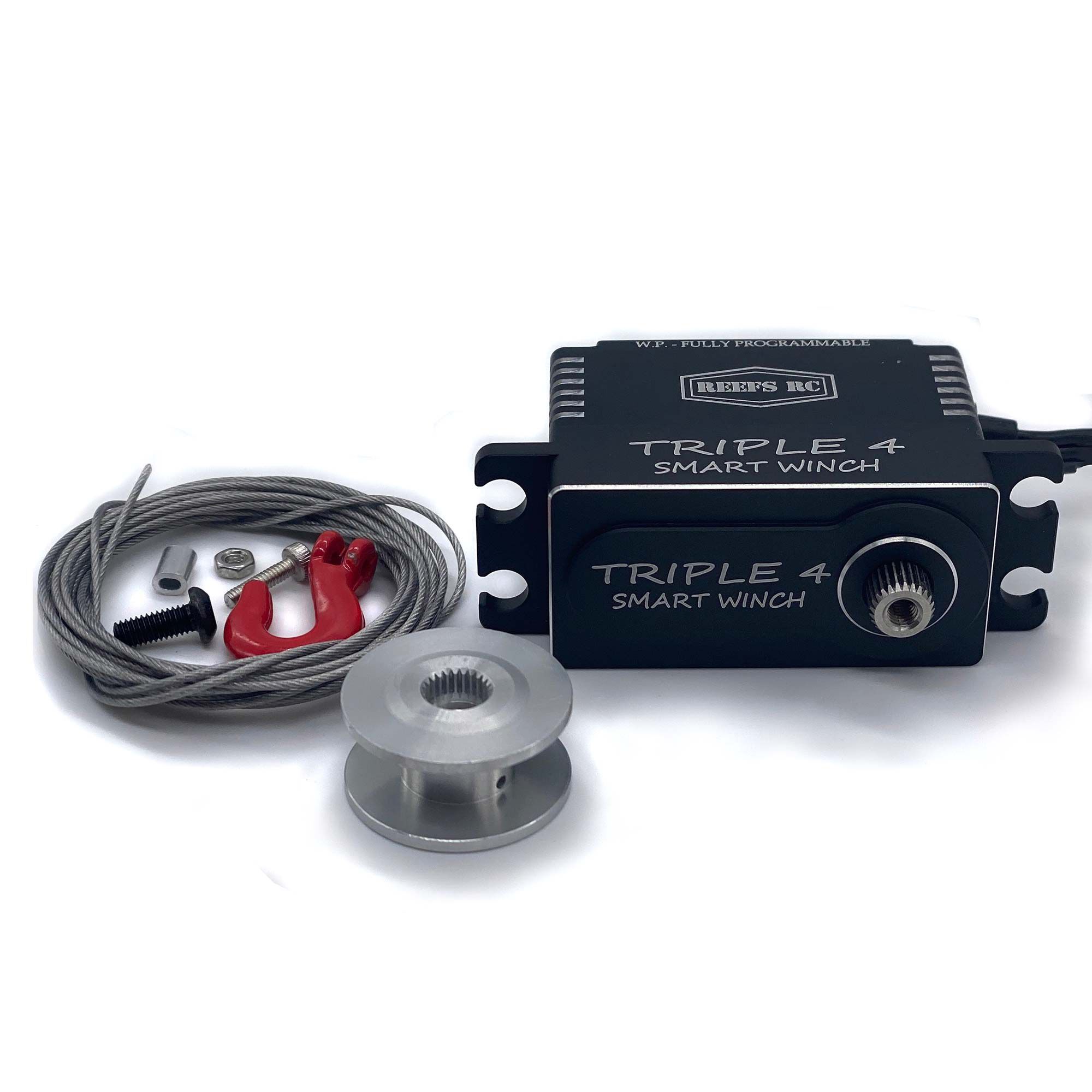 REEFS RC Triple4 Smart Digital Metal Gear Waterproof Programmable Winch Servo