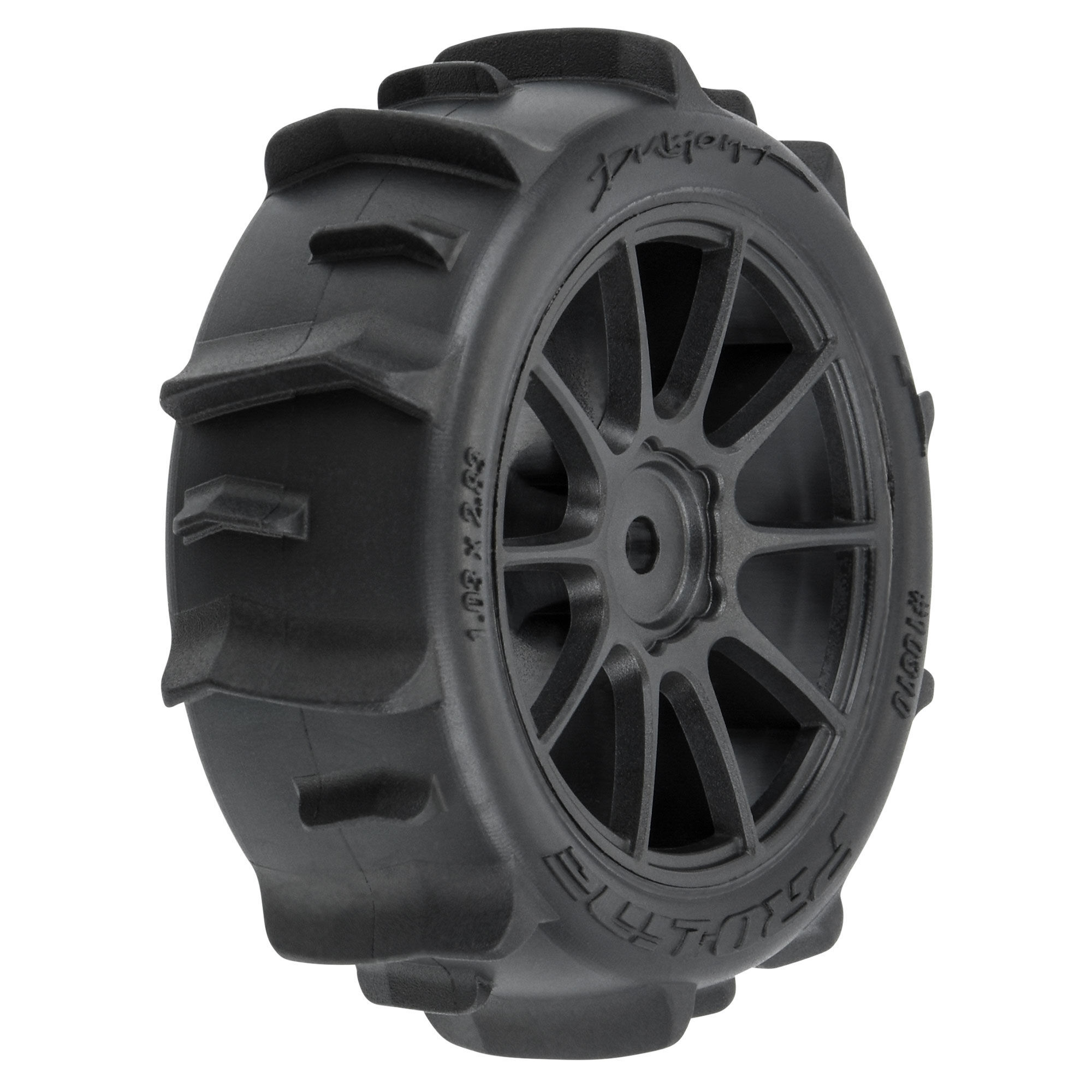 Pro-Line Racing 1/14 Dumont F/R Tires MTD 12mm Black Mach-10 (4): Typhon GROM