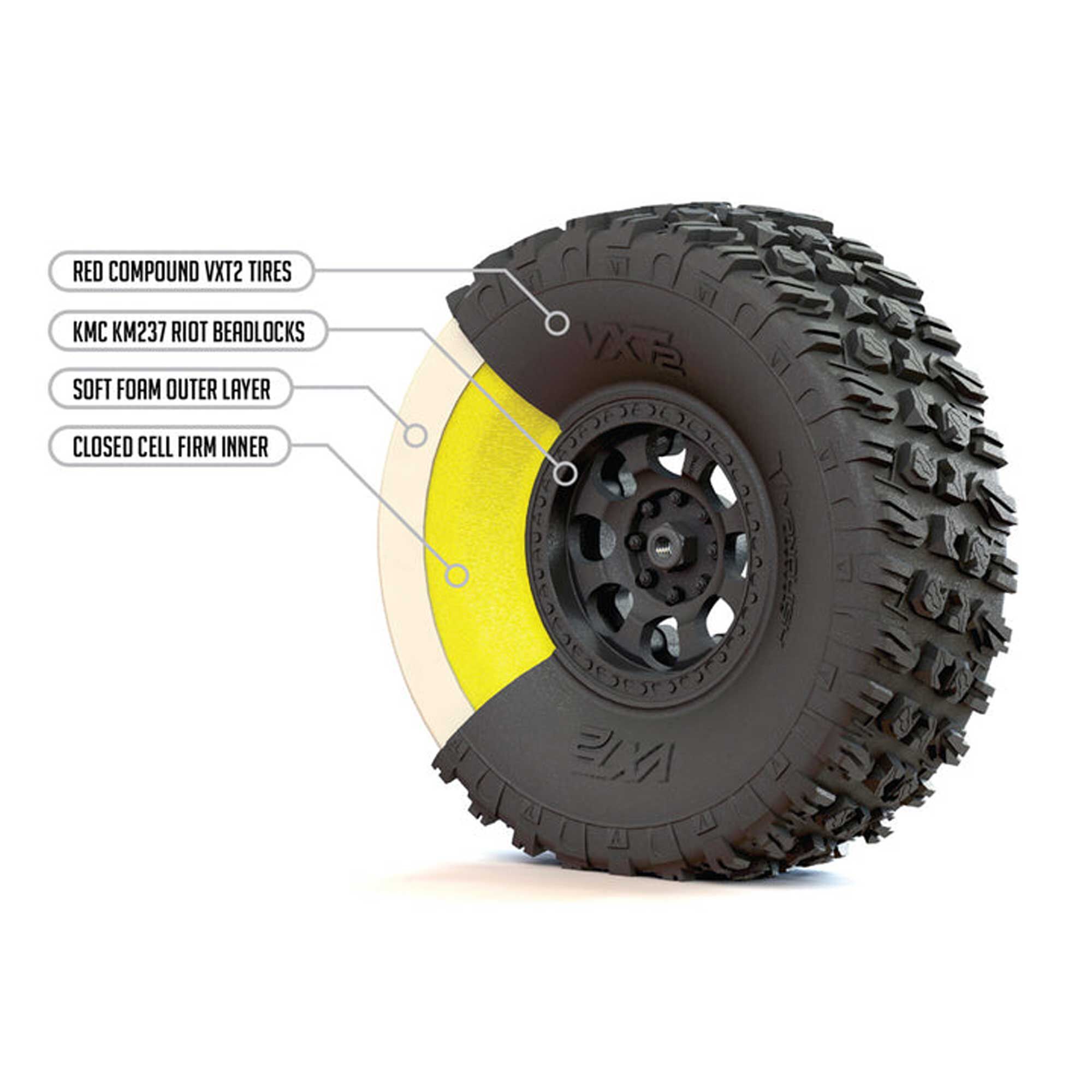 Vanquish Products 1/10 VTS Stance Front/ Rear 4.65" Dual Stage Rock Crawler Foams