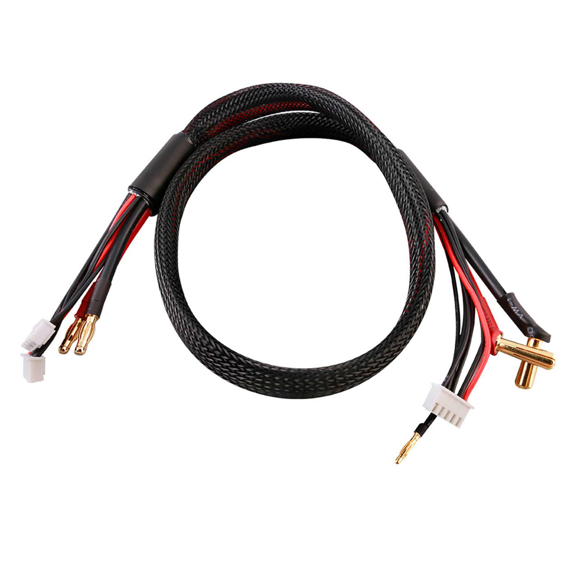 Gens ace 2S / 4S Charge Cable: 5mm battery bullet with 4.0mm bullet Connector to the charger