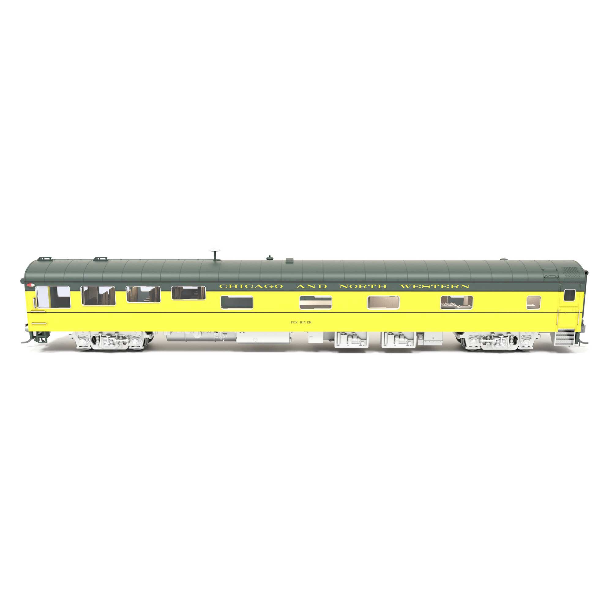 Broadway Limited Imports HO Chicago & North Western Track Inspection Car