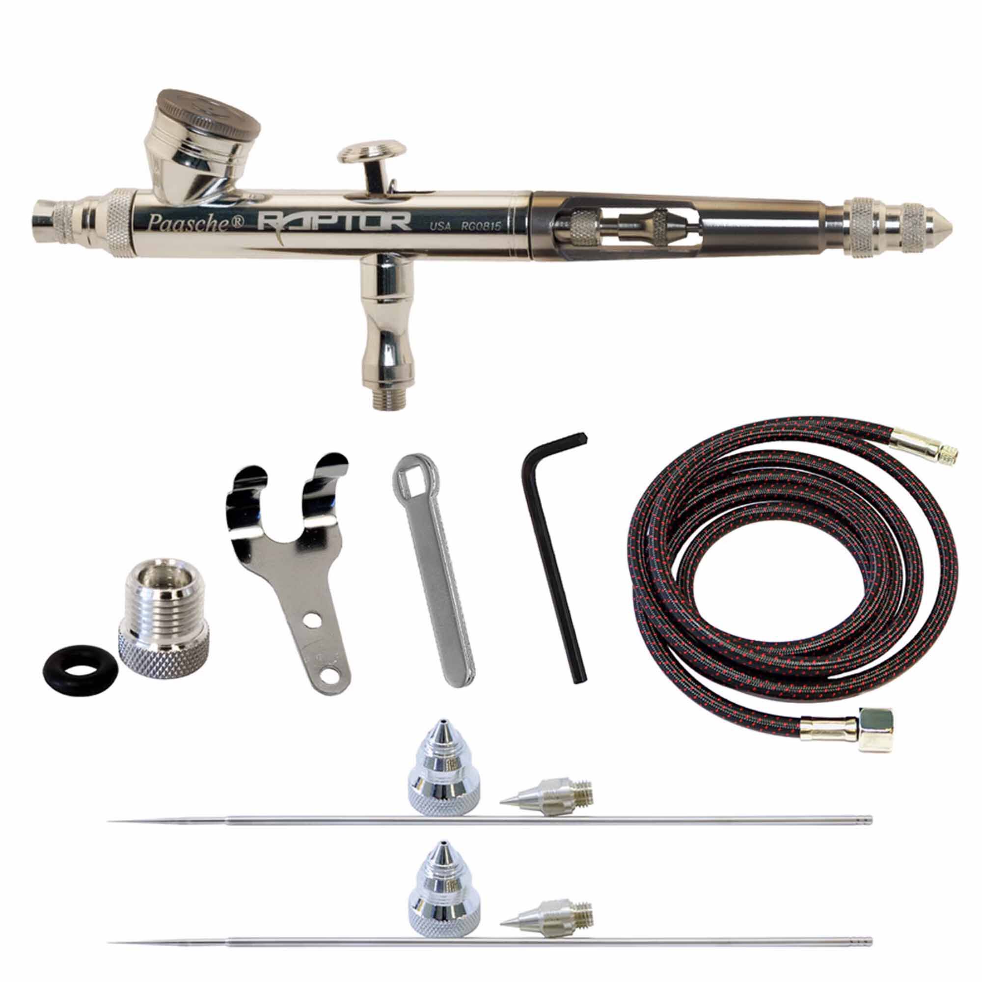 Paasche Airbrush Company RG-3AS Double Action Gravity Feed Airbrush Set