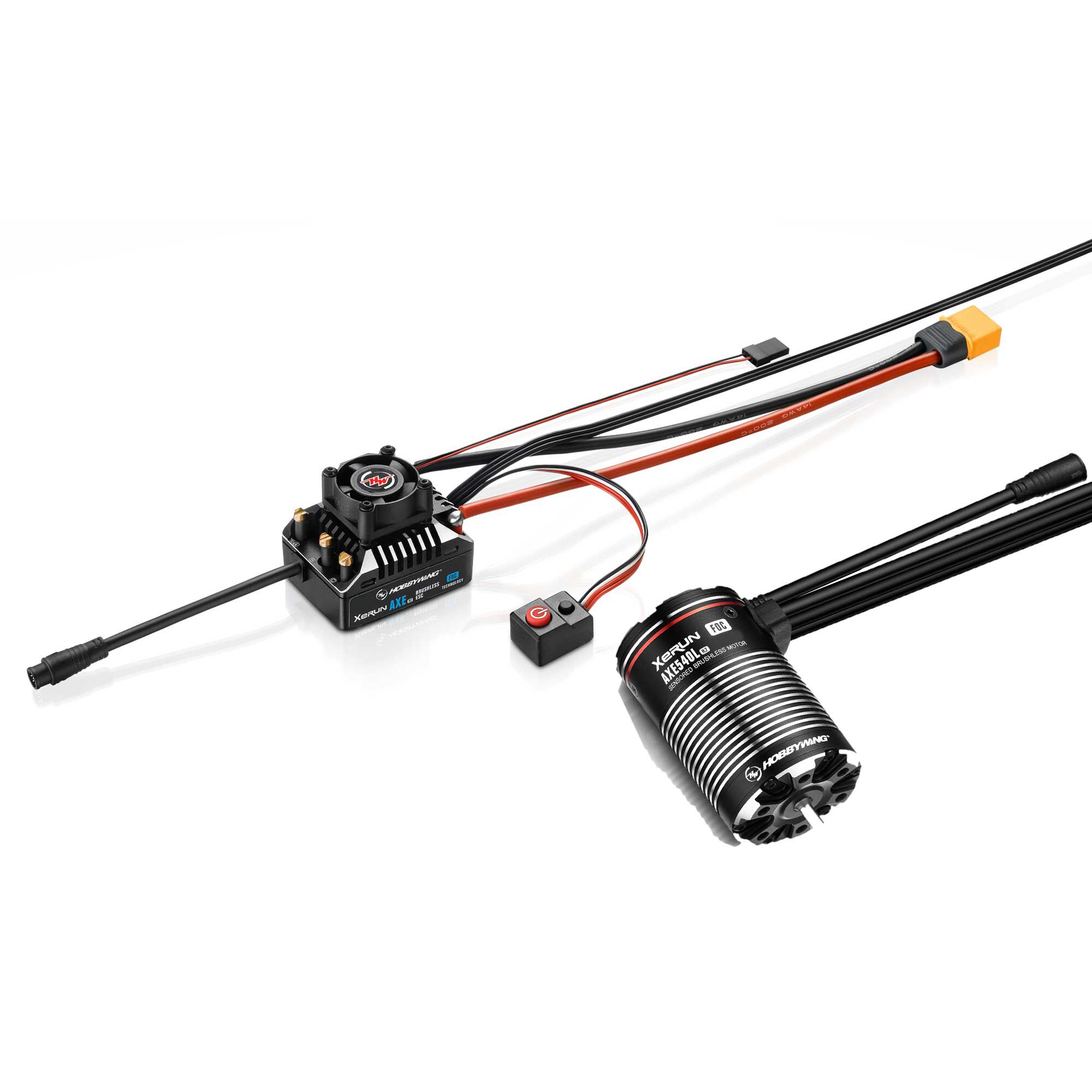 HOBBYWING XeRun AXE 540L Brushless ESC/2800Kv Motor Combo: Rock Crawler