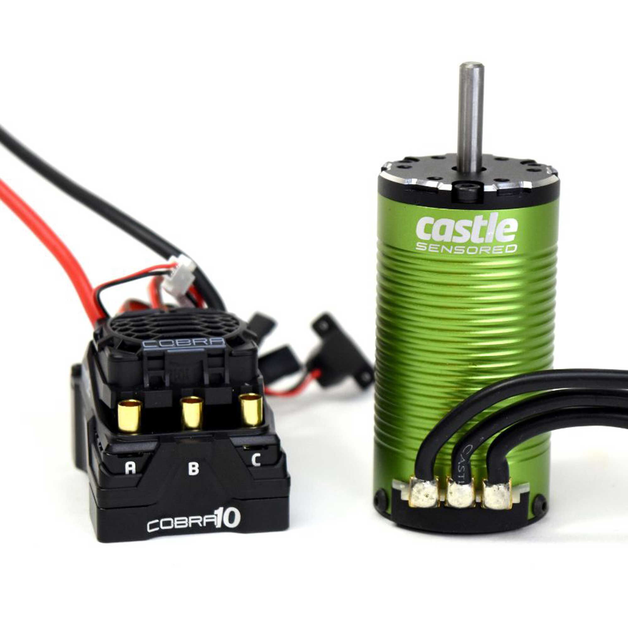 Castle Creations Cobra 10 Electronic Speed Control & 1415-2400KV Sensored Motor Combo