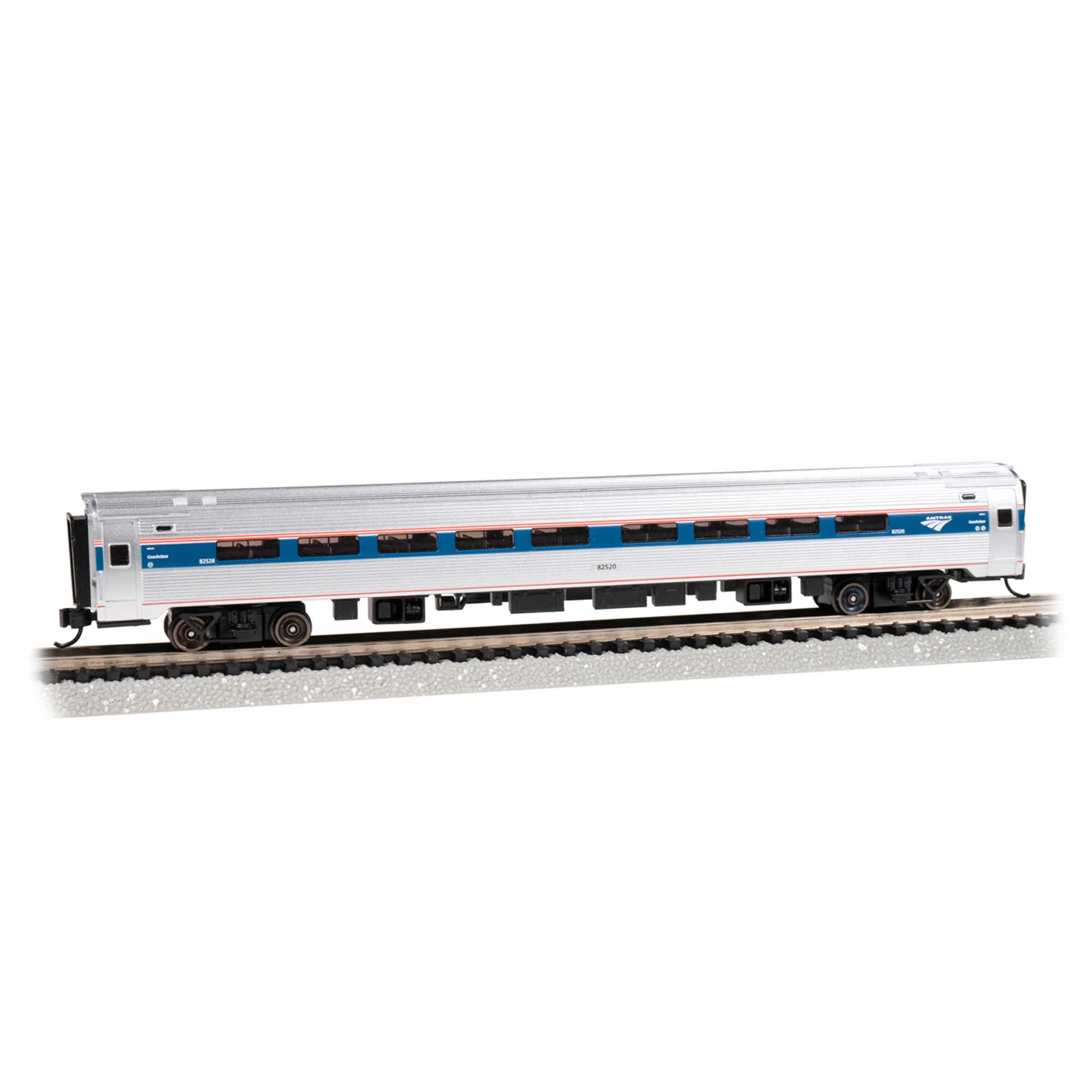 Bachmann Industries N Budd Amfleet® Coach Class Passenger Car w/ Lighted Interior - Phase VI #82560