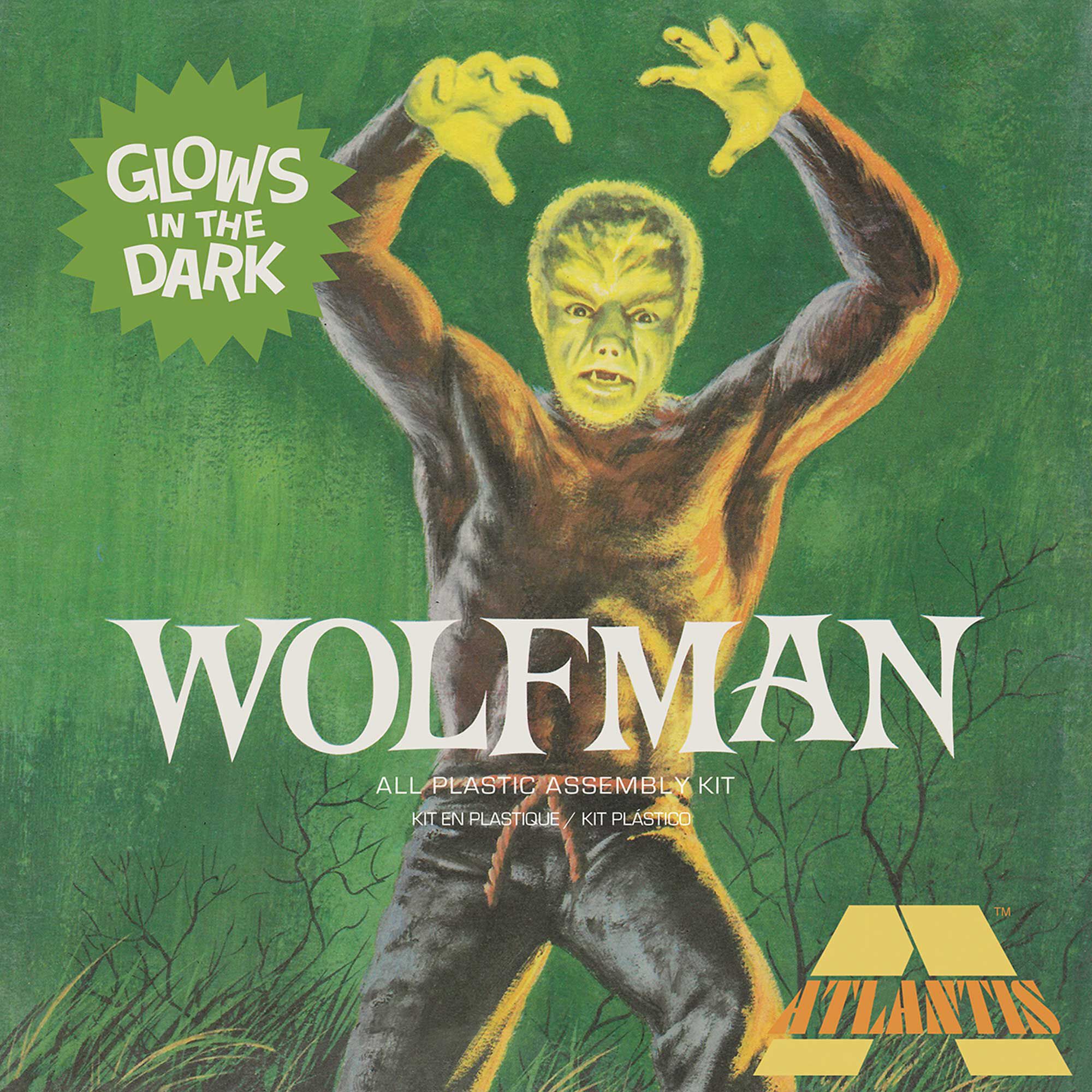 ATLANTIS TOY & HOBBY INC. Lon Chaney Jr. The Wolfman Glow Limited Edition