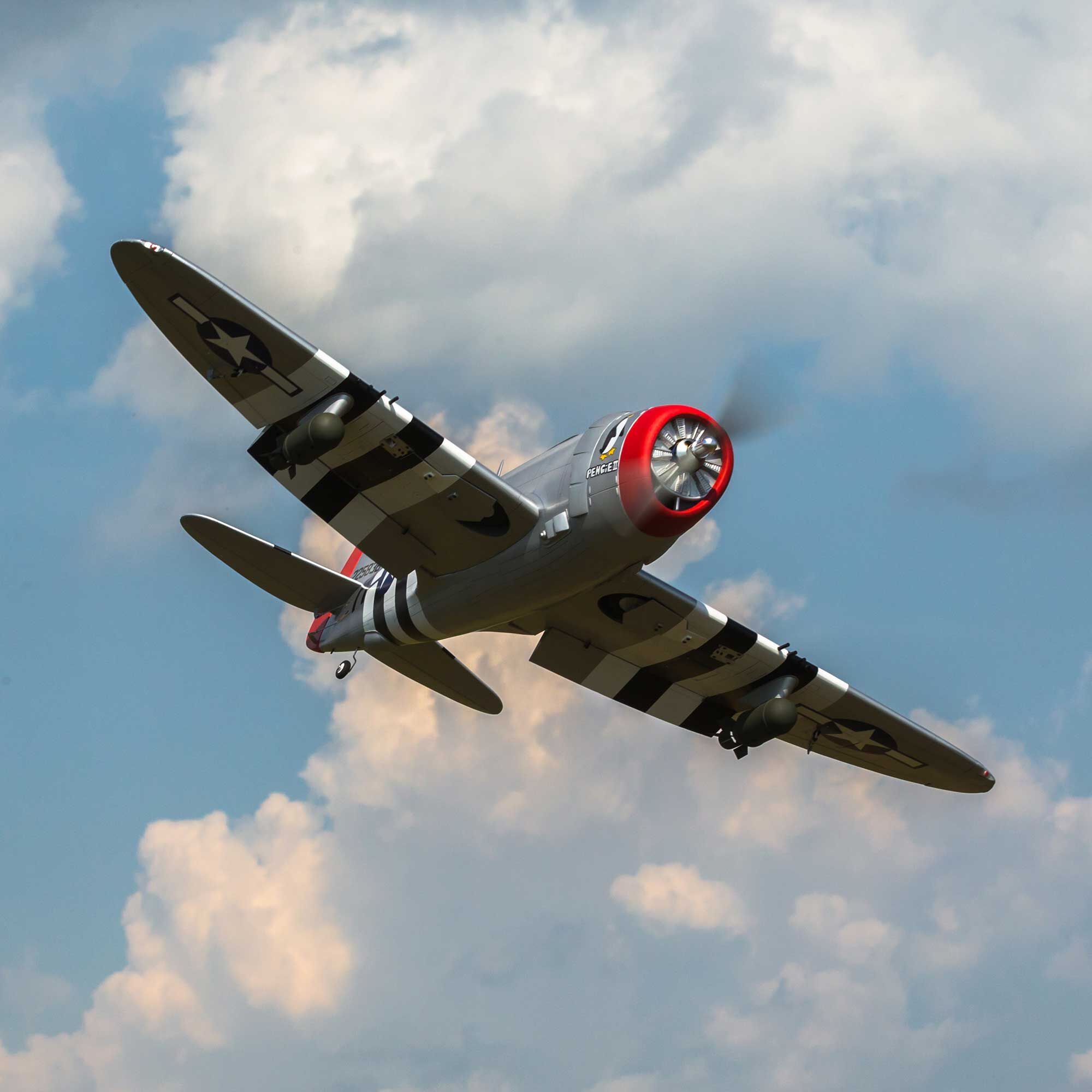 Hangar 9 P-47D Thunderbolt 20cc ARF with E-flite Electric Retract Set
