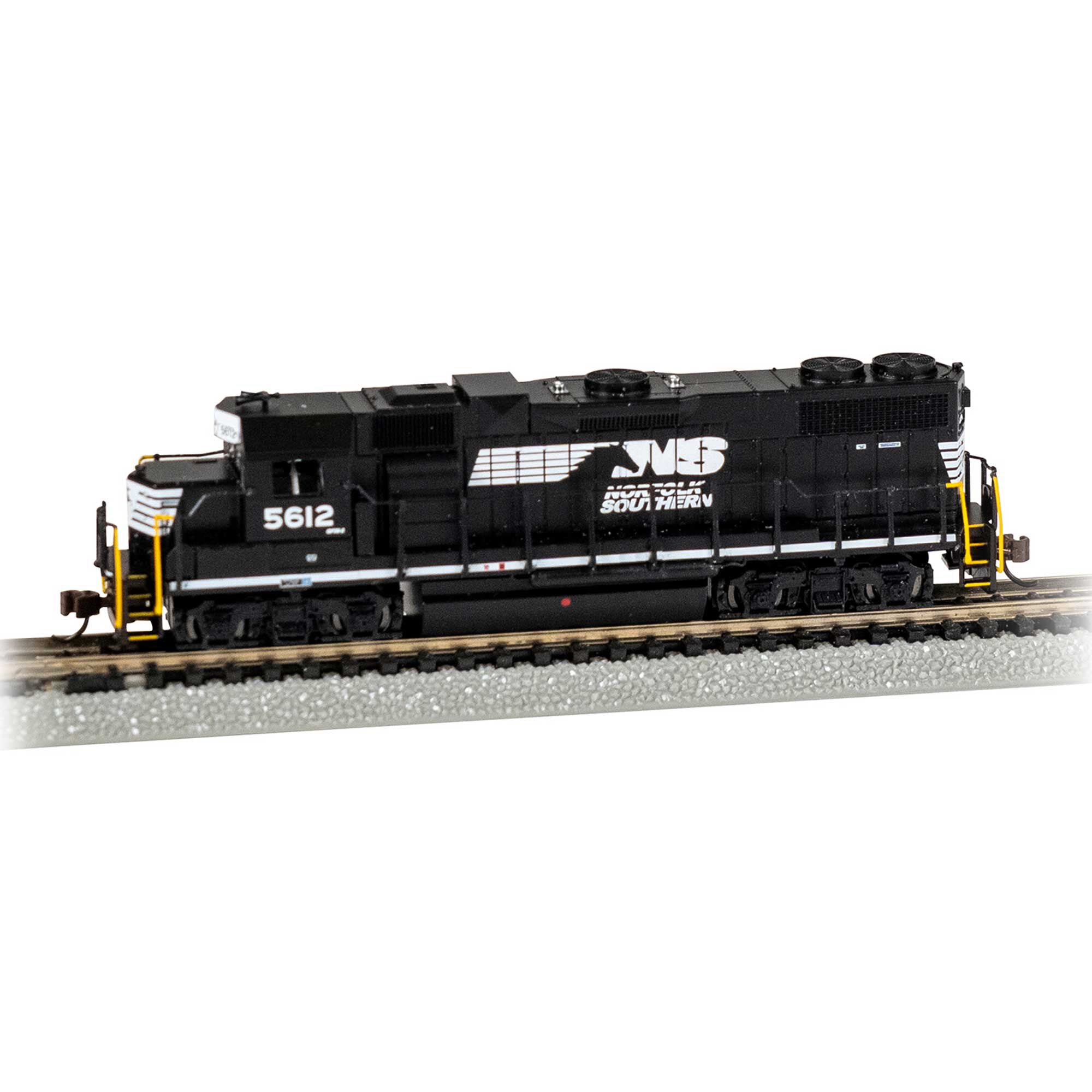 Bachmann Industries N EMD GP38-2 Diesel Locomotive w/ Dynamic Brakes - Norfolk Southern #5612