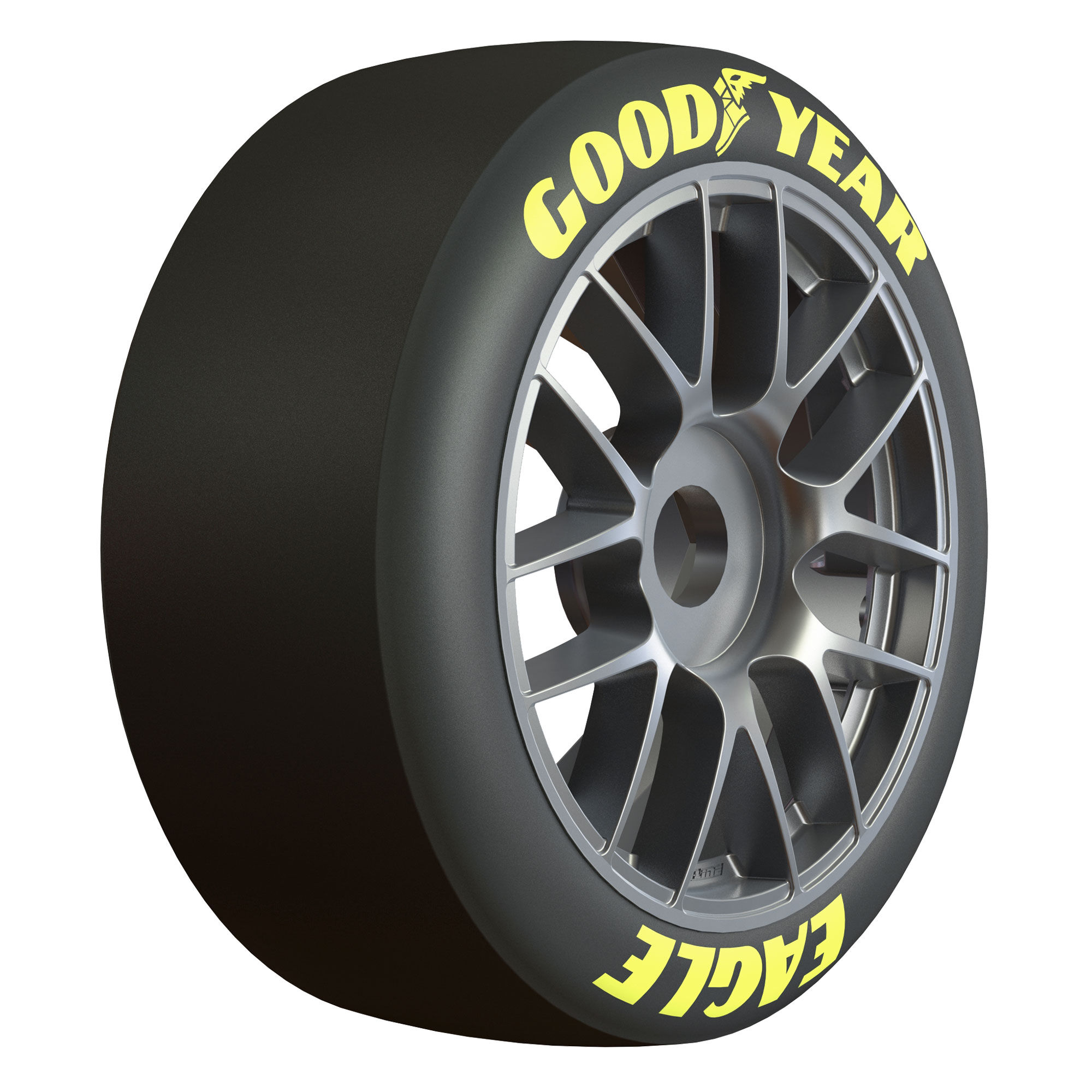 Pro-Line Racing 1/7 Goodyear NASCAR Cup F/R Belted MTD 17mm Gunmetal: Infraction 6S