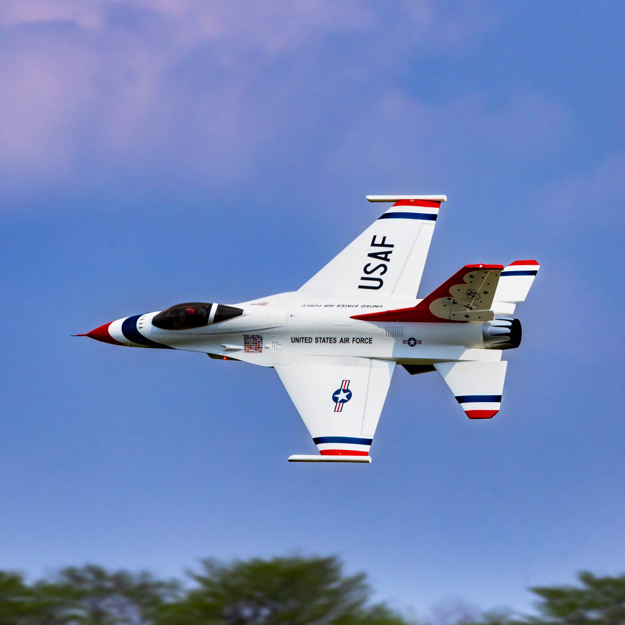 E-flite F-16 Thunderbirds 80mm EDF BNF Basic with AS3X and SAFE Select