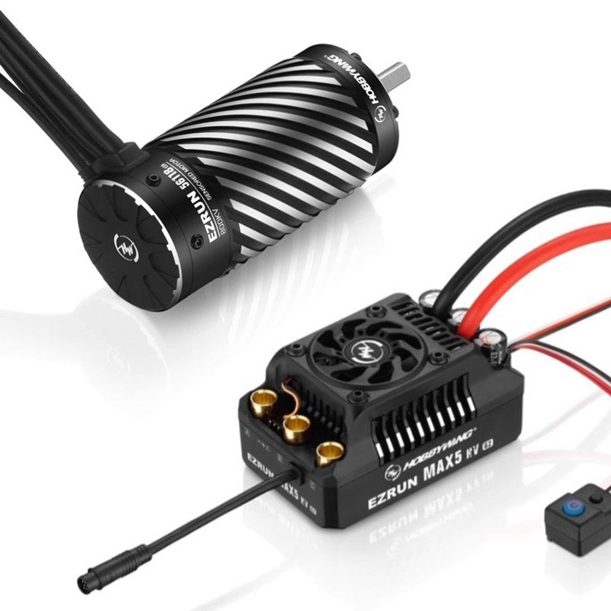 HOBBYWING EZRUN MAX5 G2 Sensored Brushless ESC / 56118SD G2 650KV Motor Combo