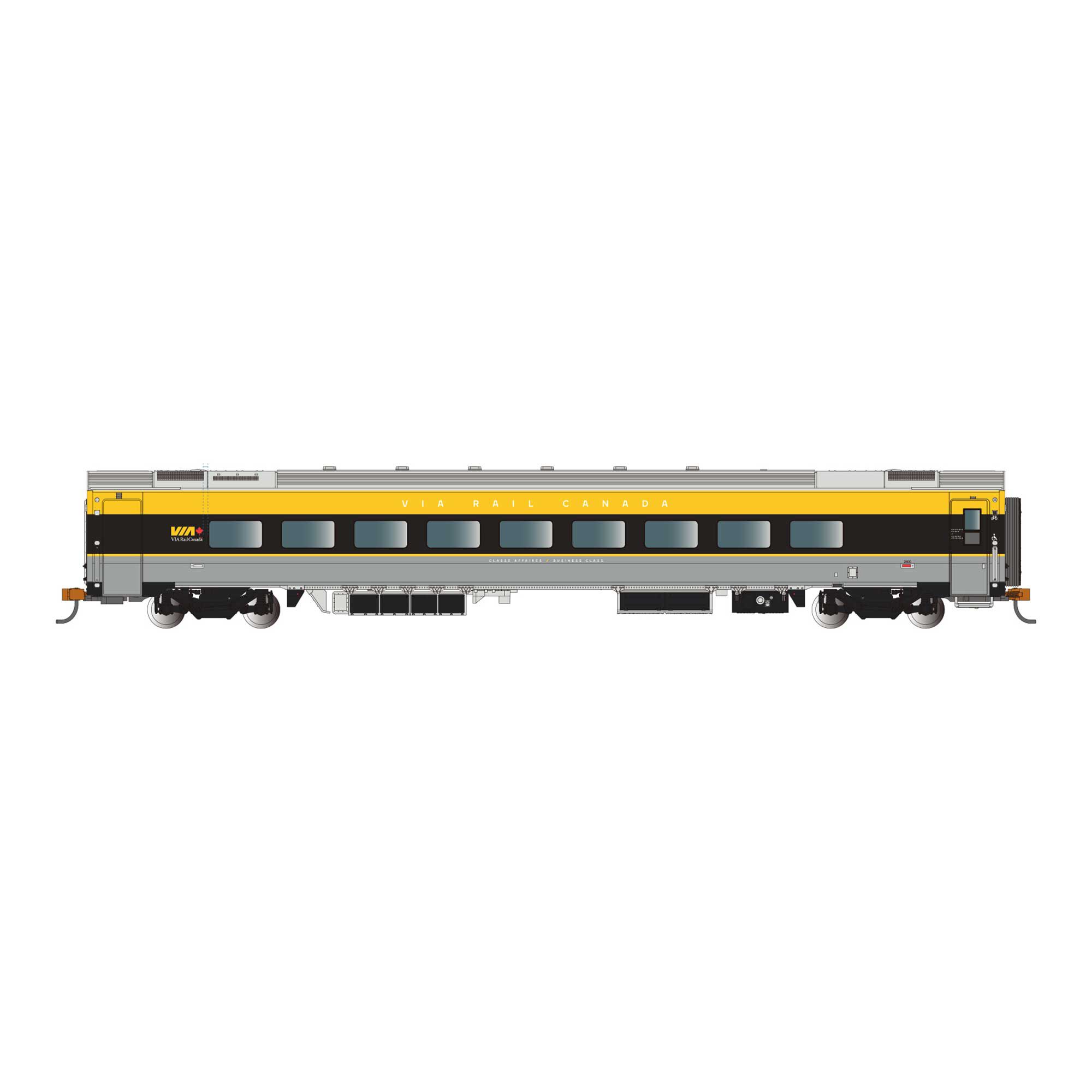 Bachmann Industries N Siemens Venture Coach Passenger Car w/ Lighted Interior - Via Rail Canada™ #2601