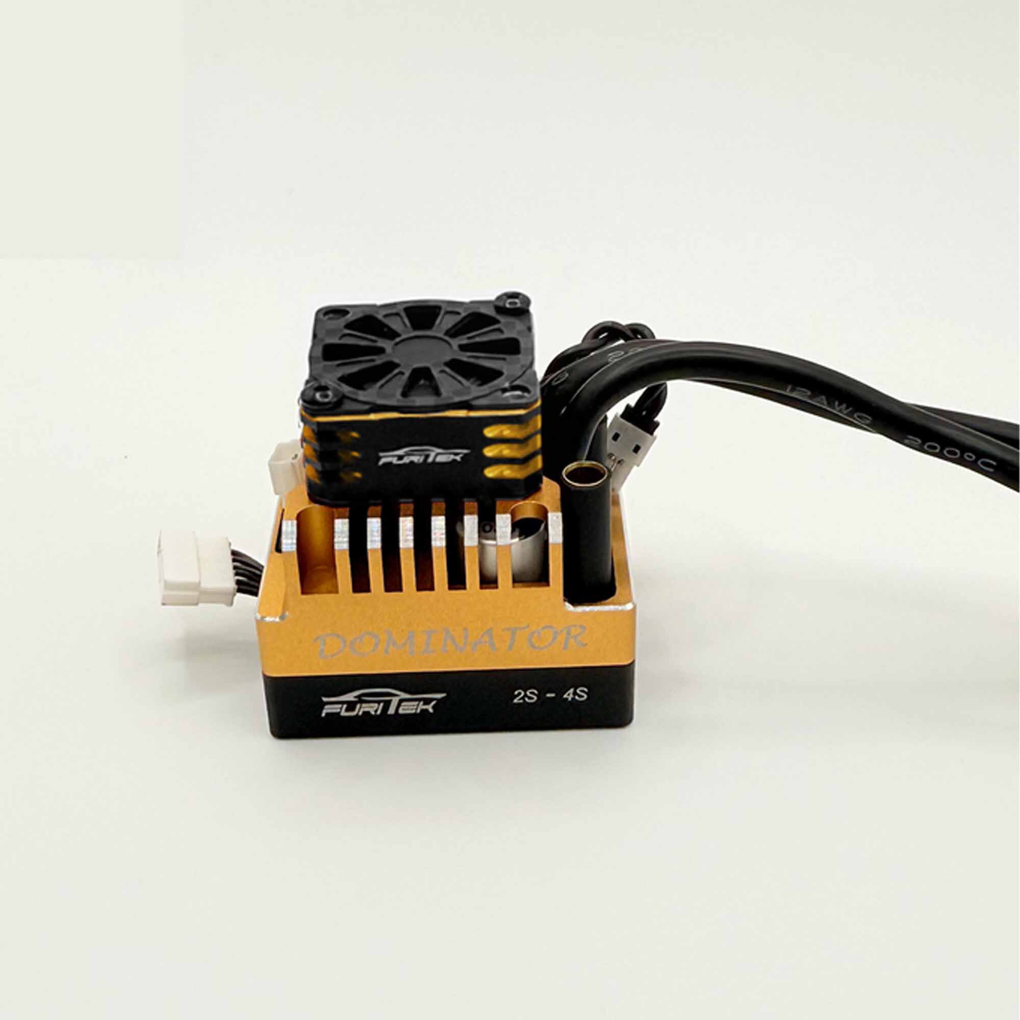 Furitek Furitek DOMINATOR 150A Sensored Brushless ESC – 2S to 4S LiPo – for 1/16 & 1/10 RC Bashers